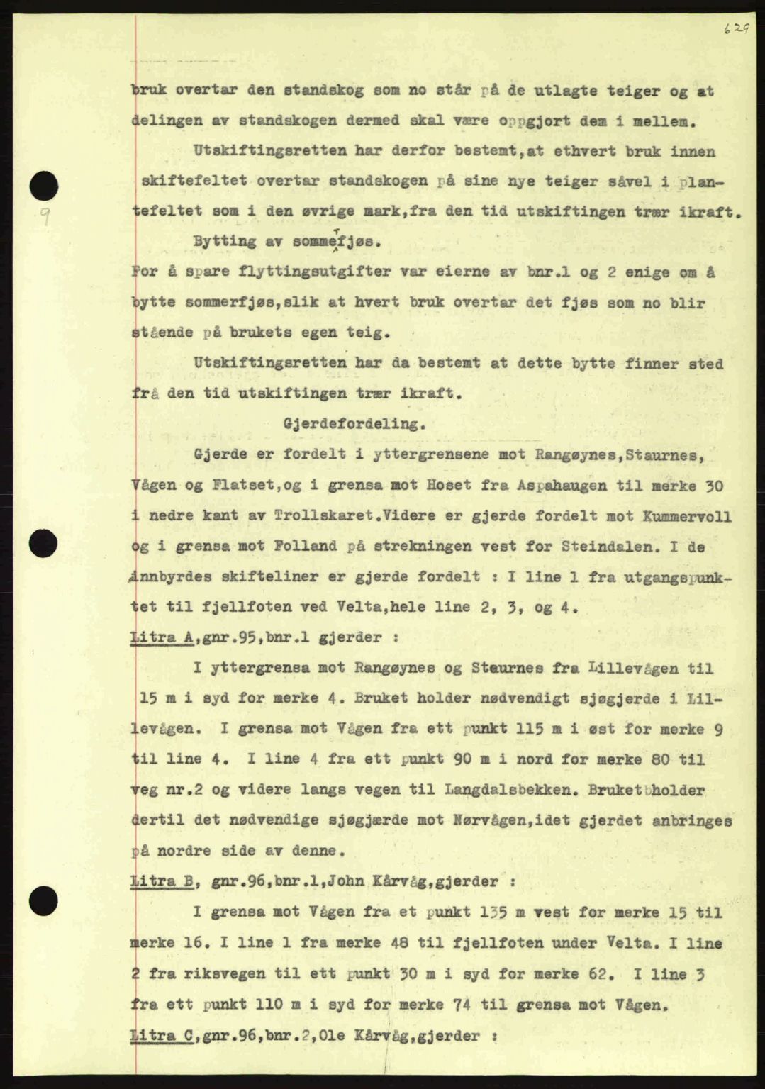 Nordmøre sorenskriveri, AV/SAT-A-4132/1/2/2Ca: Mortgage book no. A97, 1944-1944, Diary no: : 906/1944