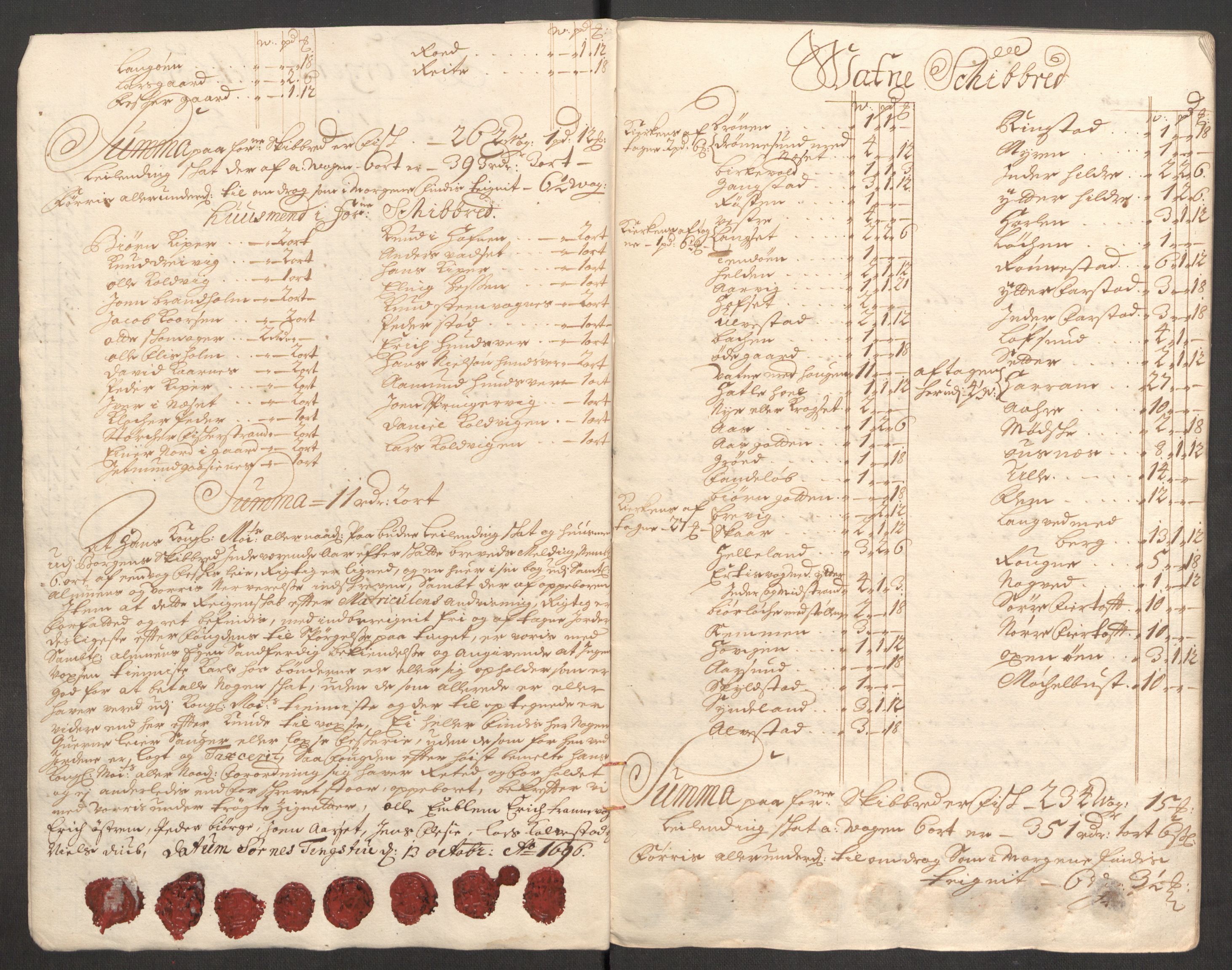 Rentekammeret inntil 1814, Reviderte regnskaper, Fogderegnskap, AV/RA-EA-4092/R54/L3556: Fogderegnskap Sunnmøre, 1696-1698, p. 16