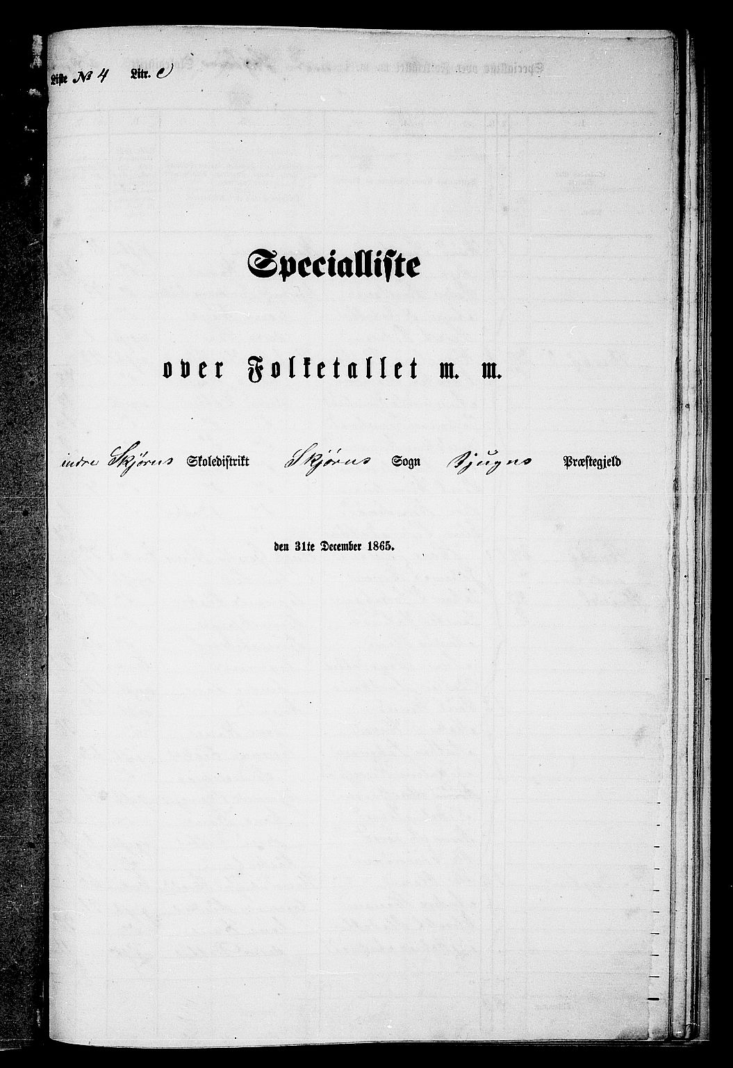 RA, 1865 census for Bjugn, 1865, p. 120