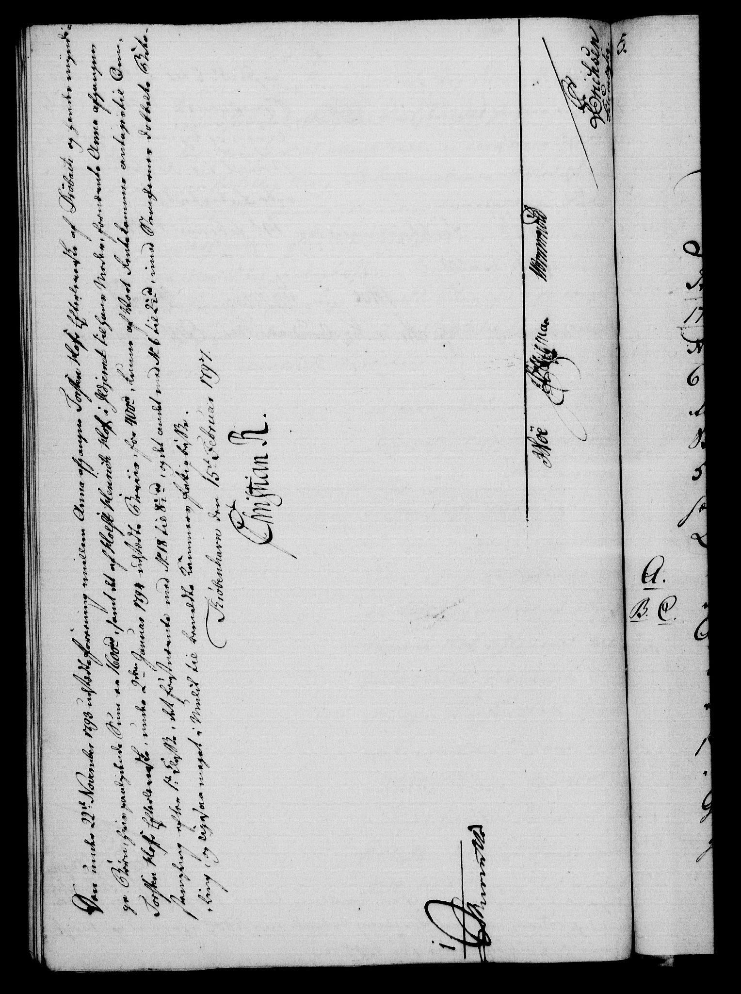 Rentekammeret, Kammerkanselliet, RA/EA-3111/G/Gf/Gfa/L0079: Norsk relasjons- og resolusjonsprotokoll (merket RK 52.79), 1797, p. 90