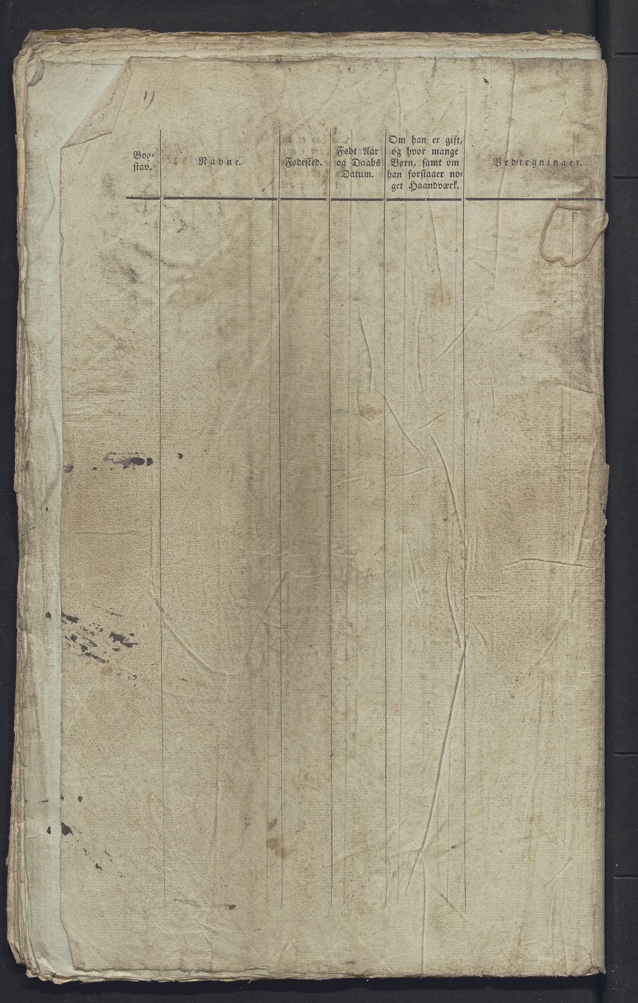 Innrulleringssjefen i Bergen, Avd. III. Bergen og Stavanger 1805-1850, SAB/A-100467/H/Ha/L0009: Mannskapsruller, 1851-1852, p. 23