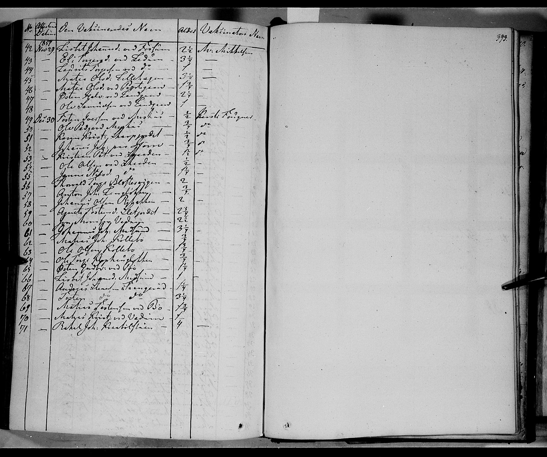 Øyer prestekontor, AV/SAH-PREST-084/H/Ha/Haa/L0005: Parish register (official) no. 5, 1842-1857, p. 393