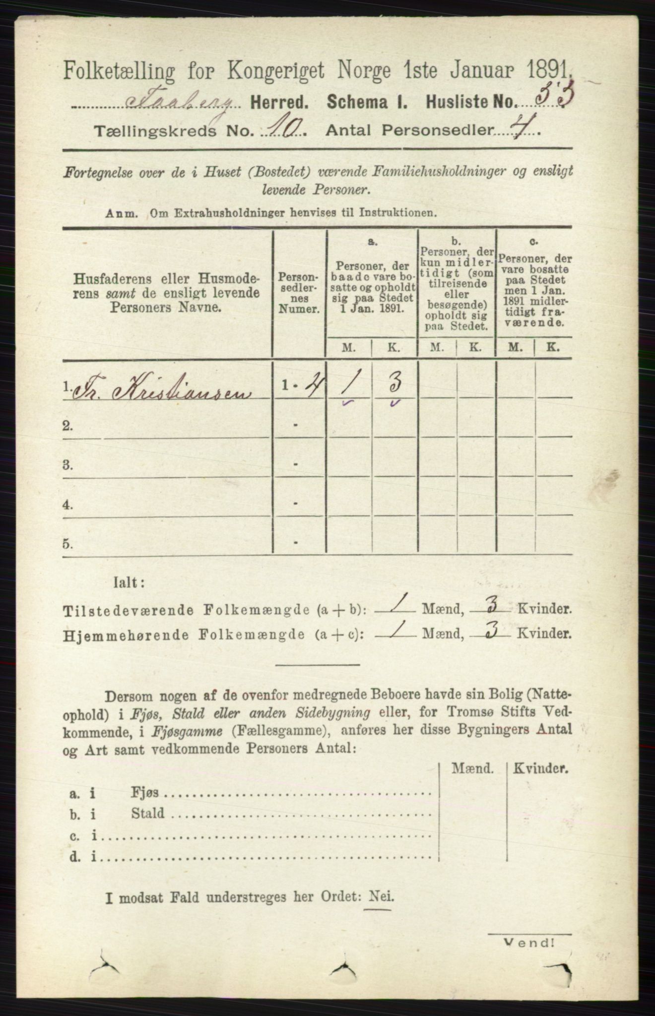 RA, 1891 census for 0524 Fåberg, 1891, p. 4093