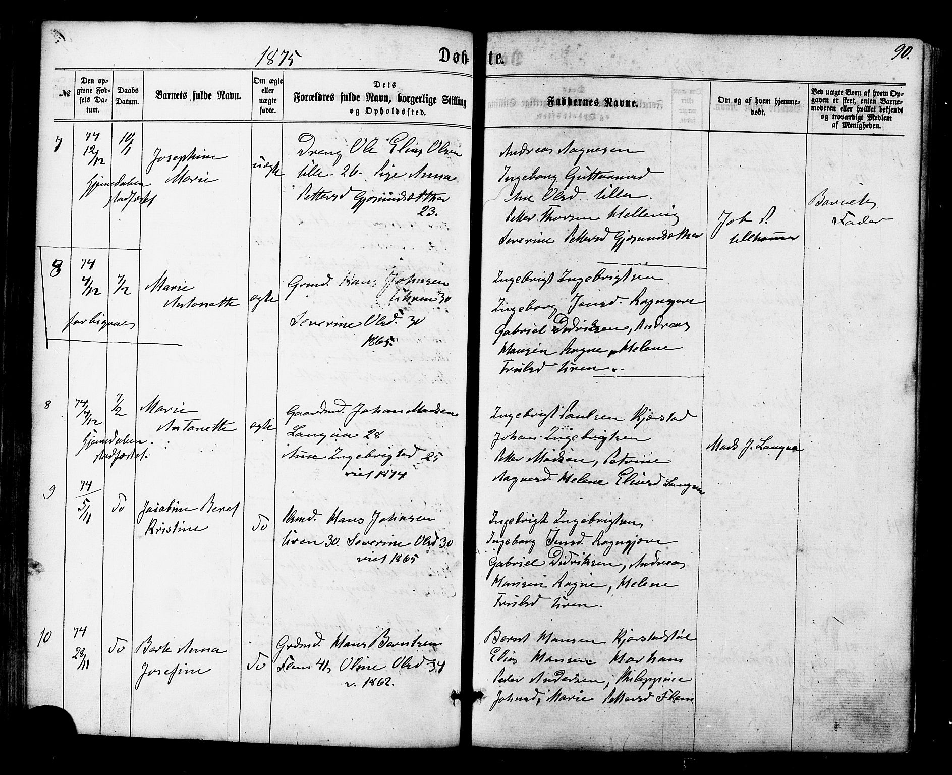 Ministerialprotokoller, klokkerbøker og fødselsregistre - Møre og Romsdal, AV/SAT-A-1454/536/L0498: Parish register (official) no. 536A07, 1862-1875, p. 90