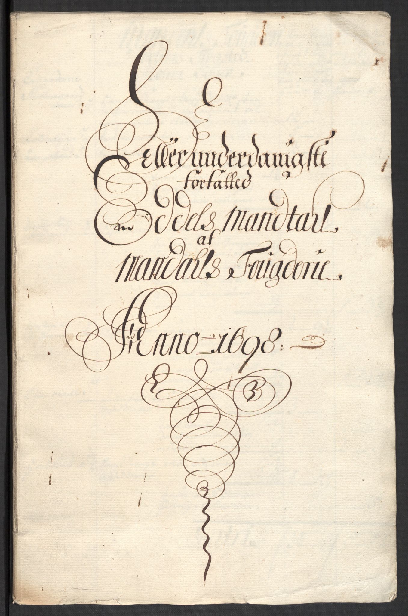 Rentekammeret inntil 1814, Reviderte regnskaper, Fogderegnskap, AV/RA-EA-4092/R43/L2547: Fogderegnskap Lista og Mandal, 1698-1699, p. 119