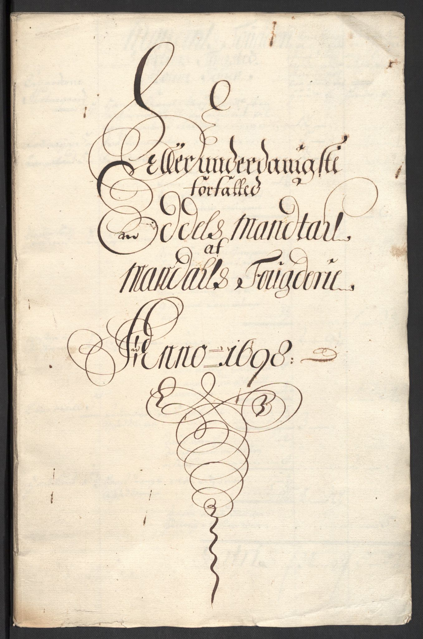 Rentekammeret inntil 1814, Reviderte regnskaper, Fogderegnskap, RA/EA-4092/R43/L2547: Fogderegnskap Lista og Mandal, 1698-1699, p. 119