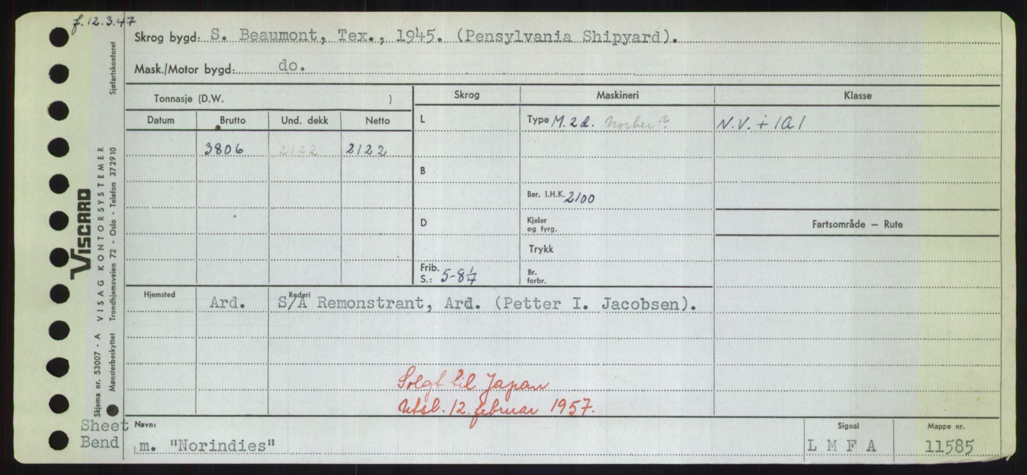 Sjøfartsdirektoratet med forløpere, Skipsmålingen, AV/RA-S-1627/H/Hd/L0027: Fartøy, Norhop-Nør, p. 11