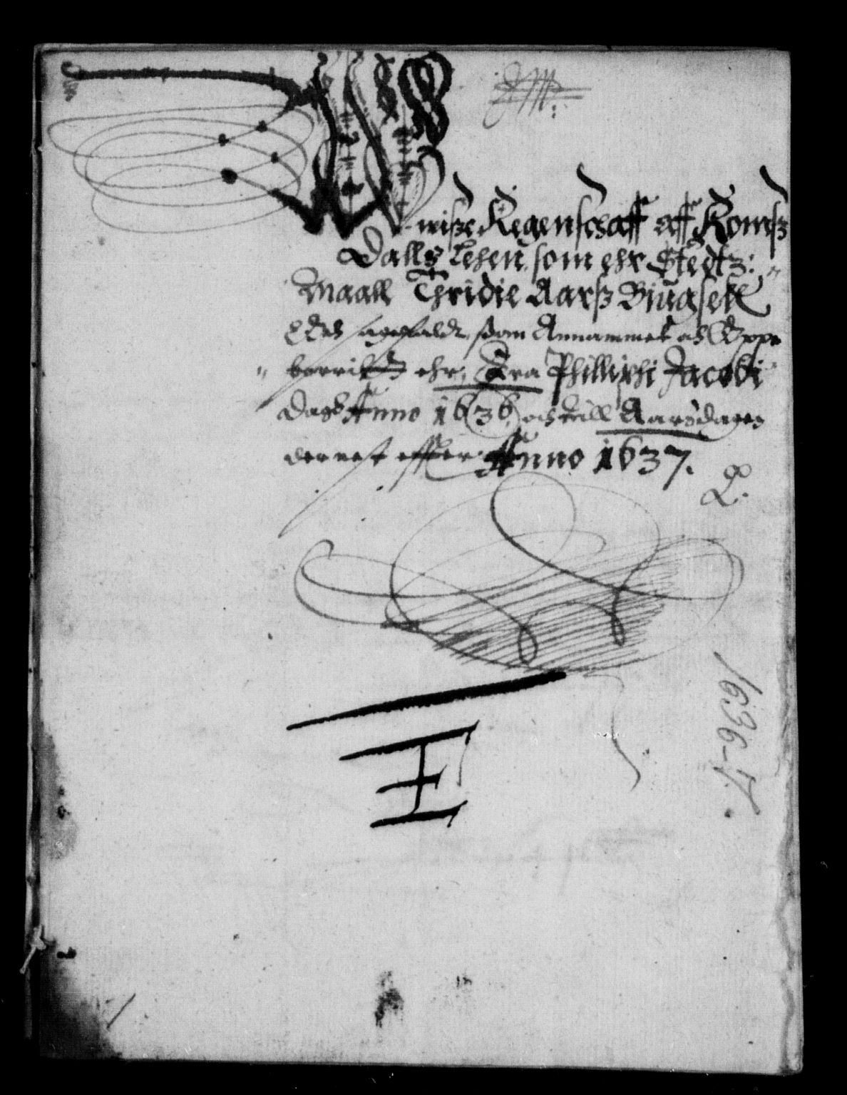 Rentekammeret inntil 1814, Reviderte regnskaper, Lensregnskaper, AV/RA-EA-5023/R/Rb/Rbw/L0059: Trondheim len, 1636-1637