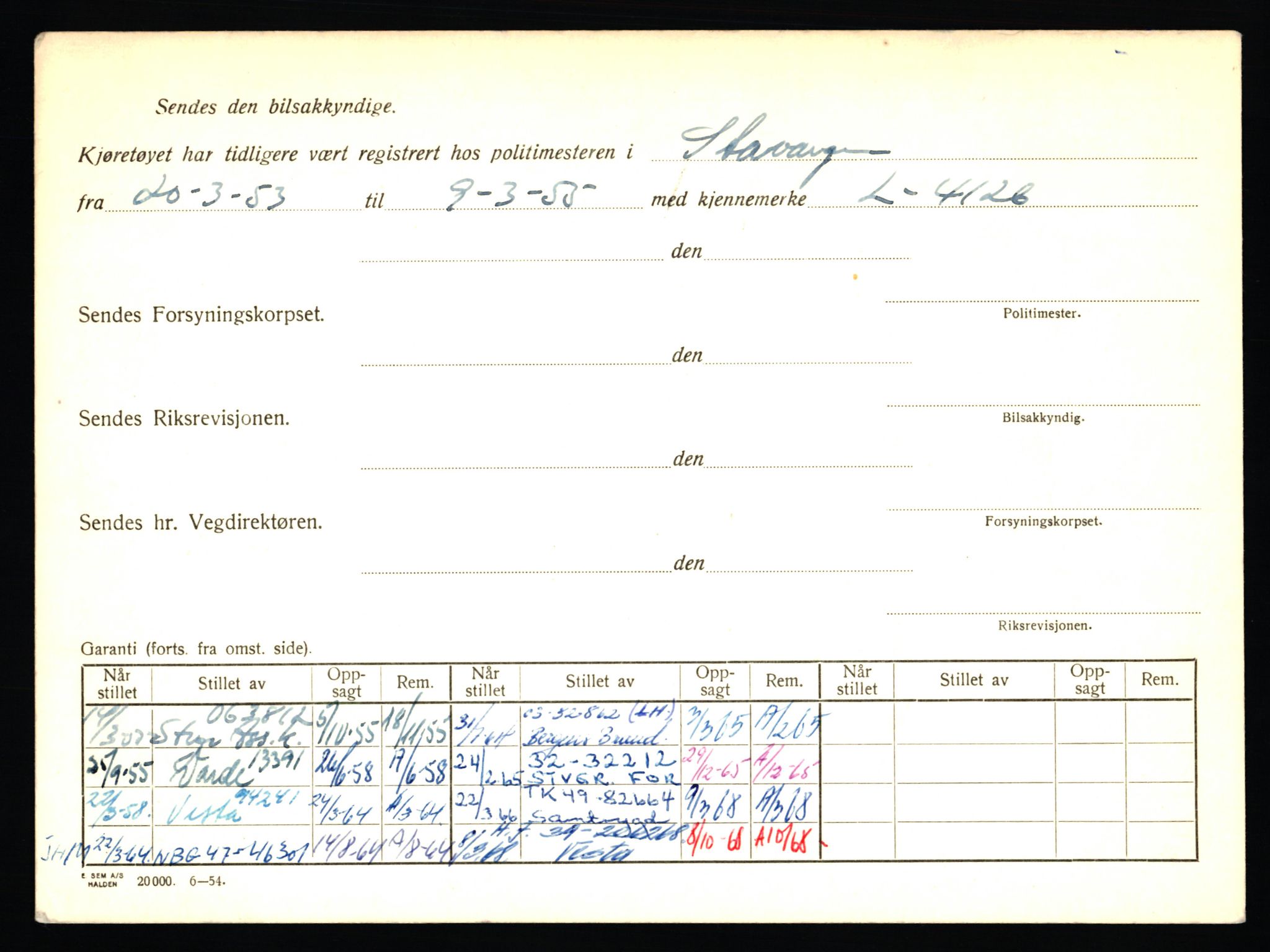 Stavanger trafikkstasjon, AV/SAST-A-101942/0/F/L0026: L-14000 - L-14599, 1930-1971, p. 34