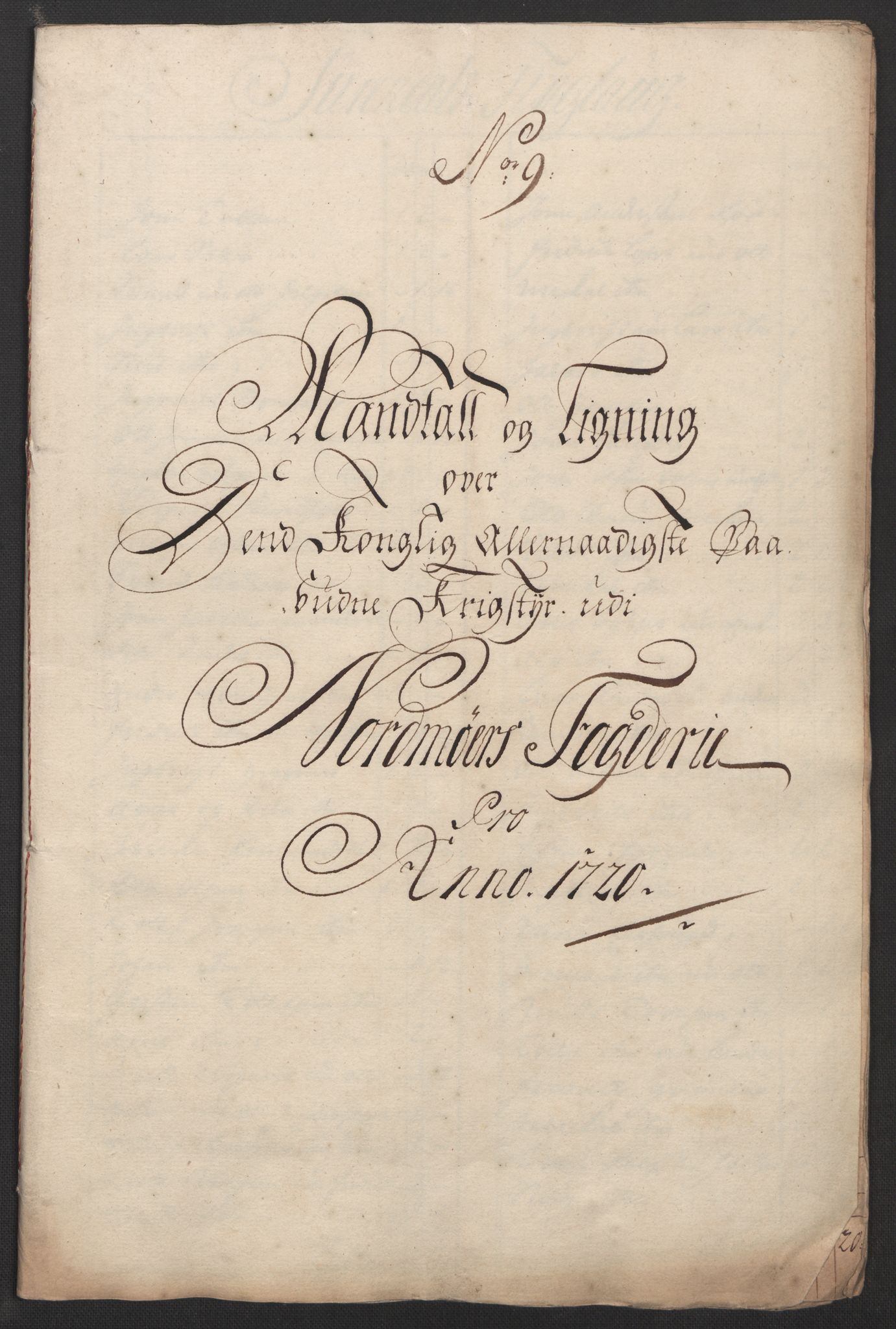 Rentekammeret inntil 1814, Reviderte regnskaper, Fogderegnskap, RA/EA-4092/R56/L3753: Fogderegnskap Nordmøre, 1720, p. 302