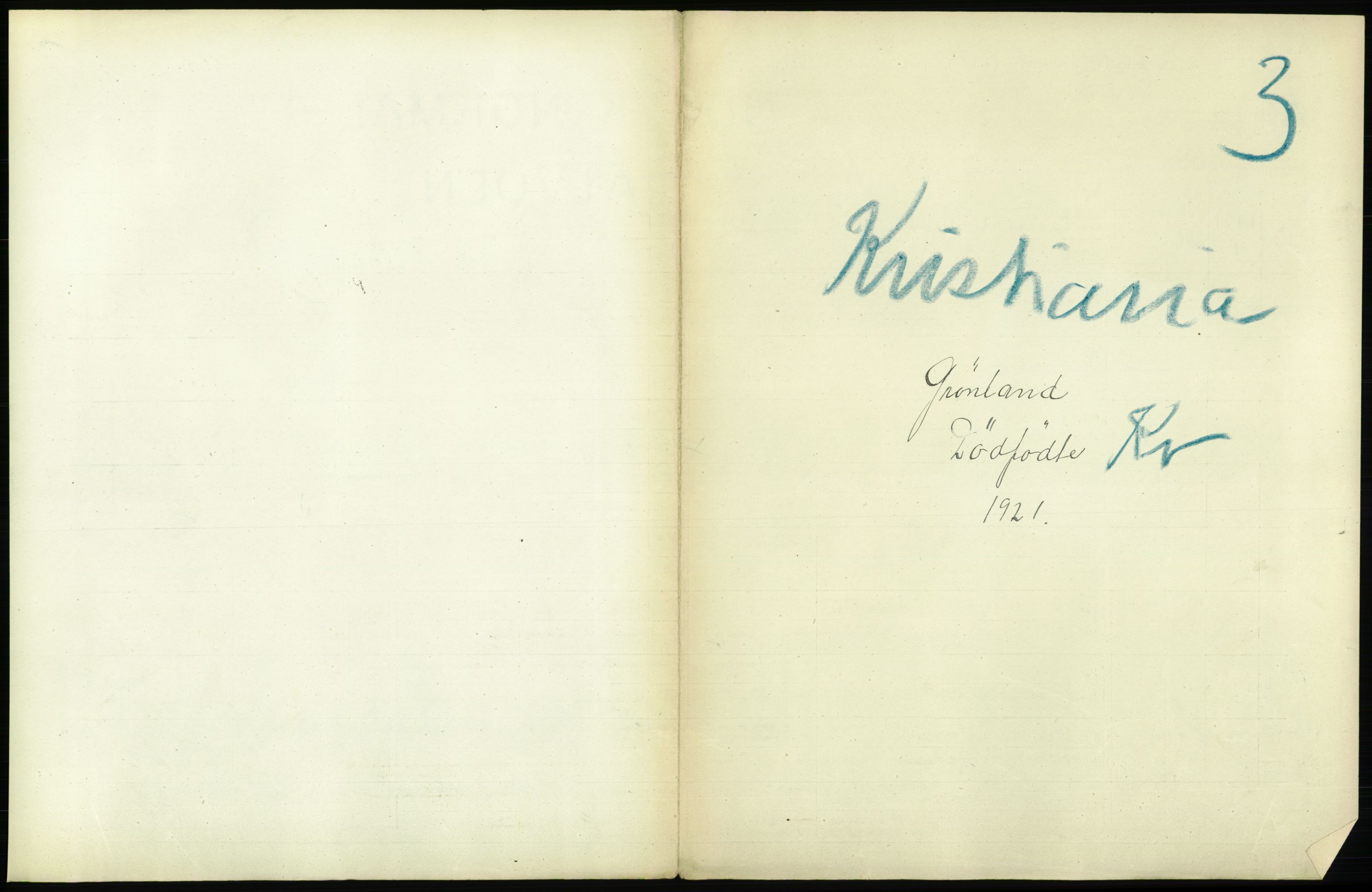 Statistisk sentralbyrå, Sosiodemografiske emner, Befolkning, AV/RA-S-2228/D/Df/Dfc/Dfca/L0013: Kristiania: Døde, dødfødte, 1921, p. 623