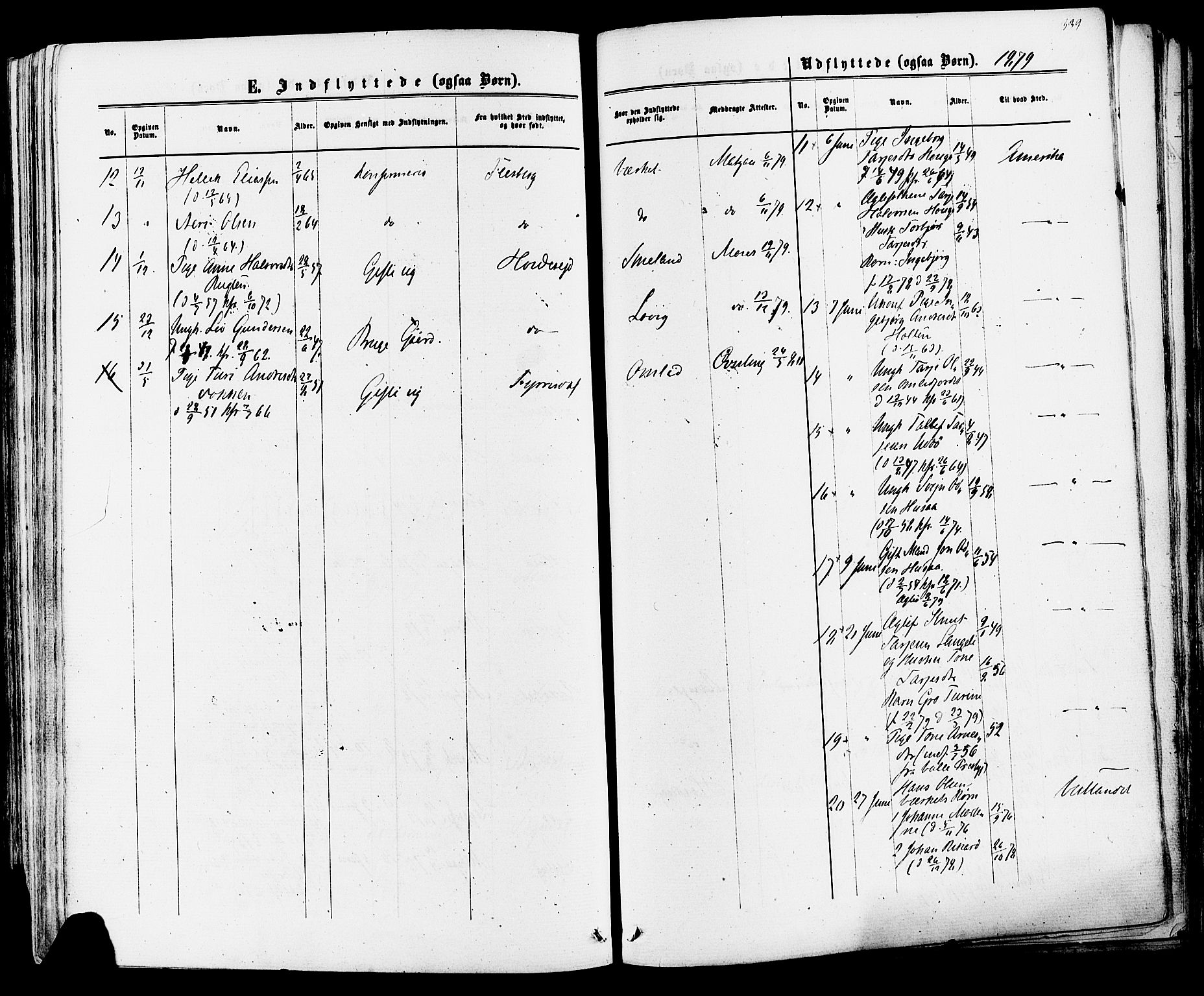 Mo kirkebøker, SAKO/A-286/F/Fa/L0006: Parish register (official) no. I 6, 1865-1885, p. 339