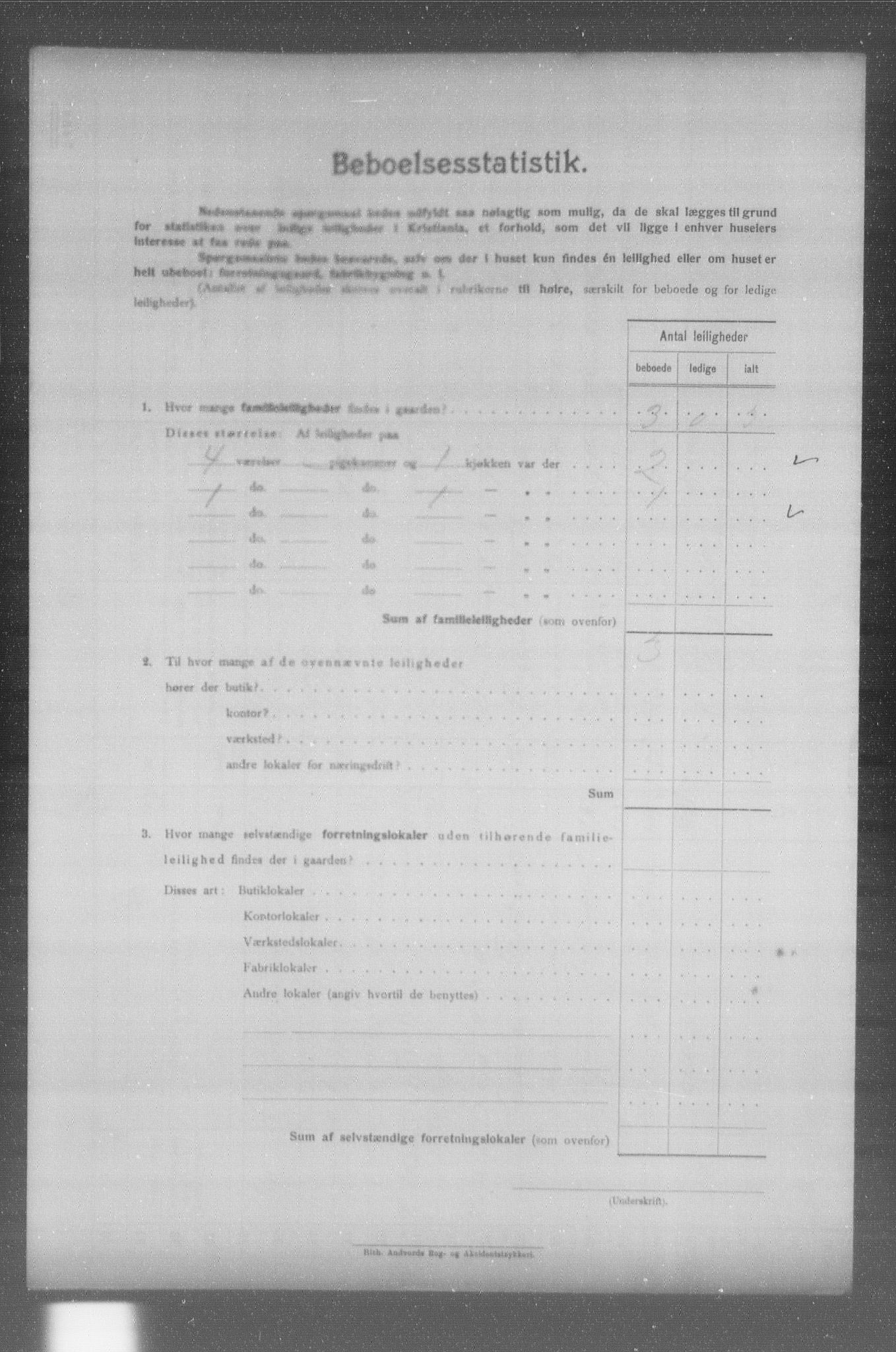 OBA, Municipal Census 1904 for Kristiania, 1904, p. 7852