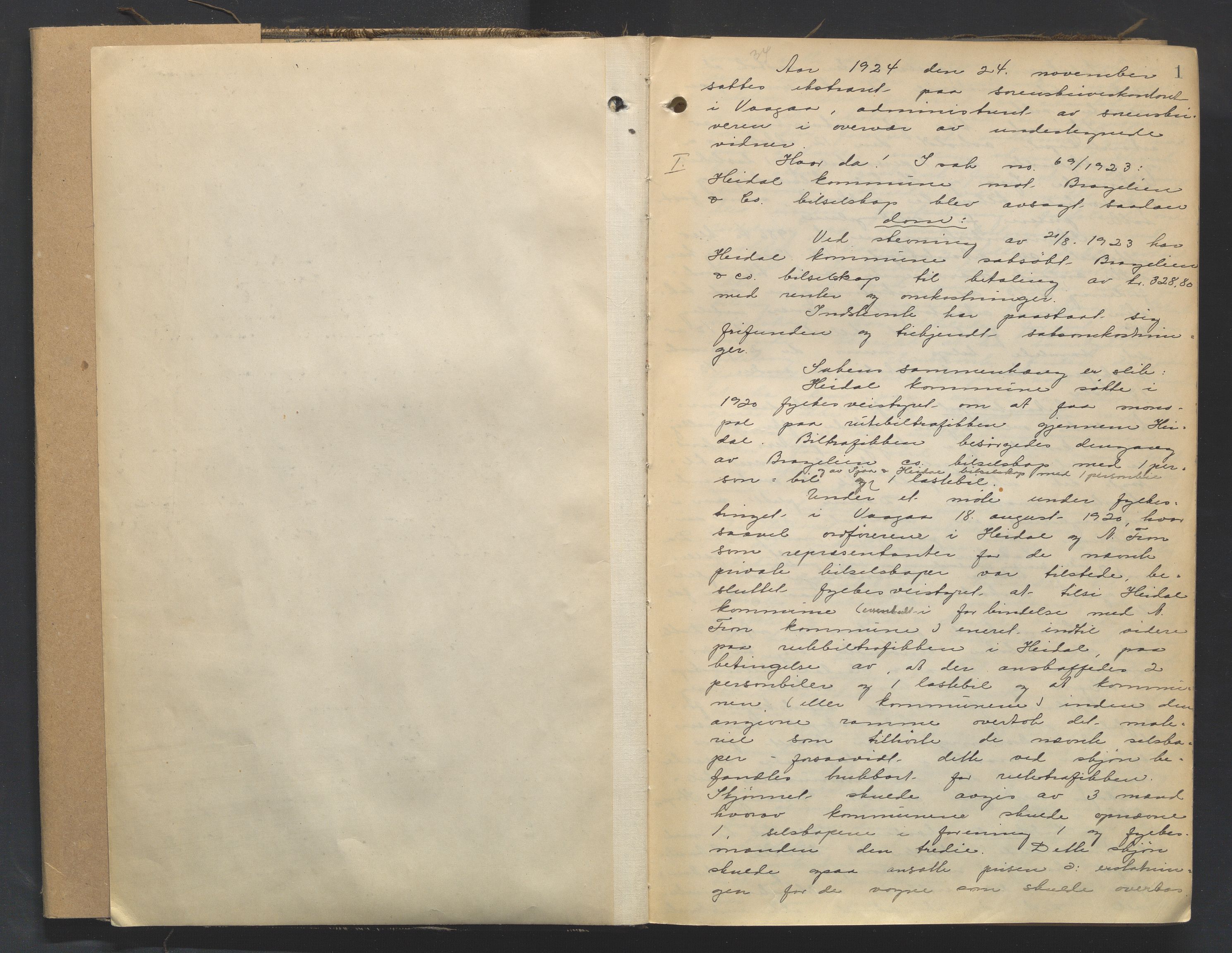 Nord-Gudbrandsdal tingrett, AV/SAH-TING-002/J/Jc/L0008: Skifteforhandlingsprotokoll, 1926-1933, p. 1