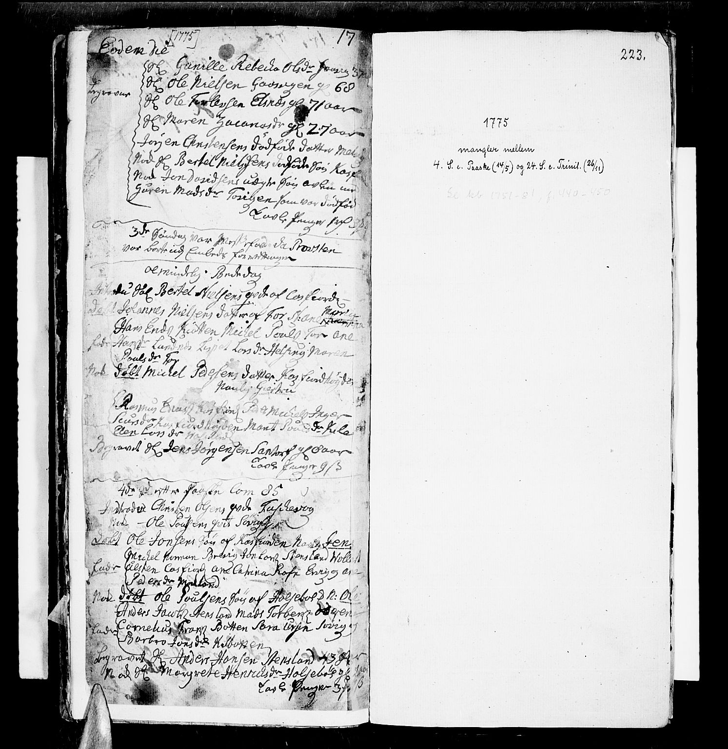 Trondenes sokneprestkontor, AV/SATØ-S-1319/H/Ha/L0001kirke: Parish register (official) no. 1, 1744-1777, p. 223