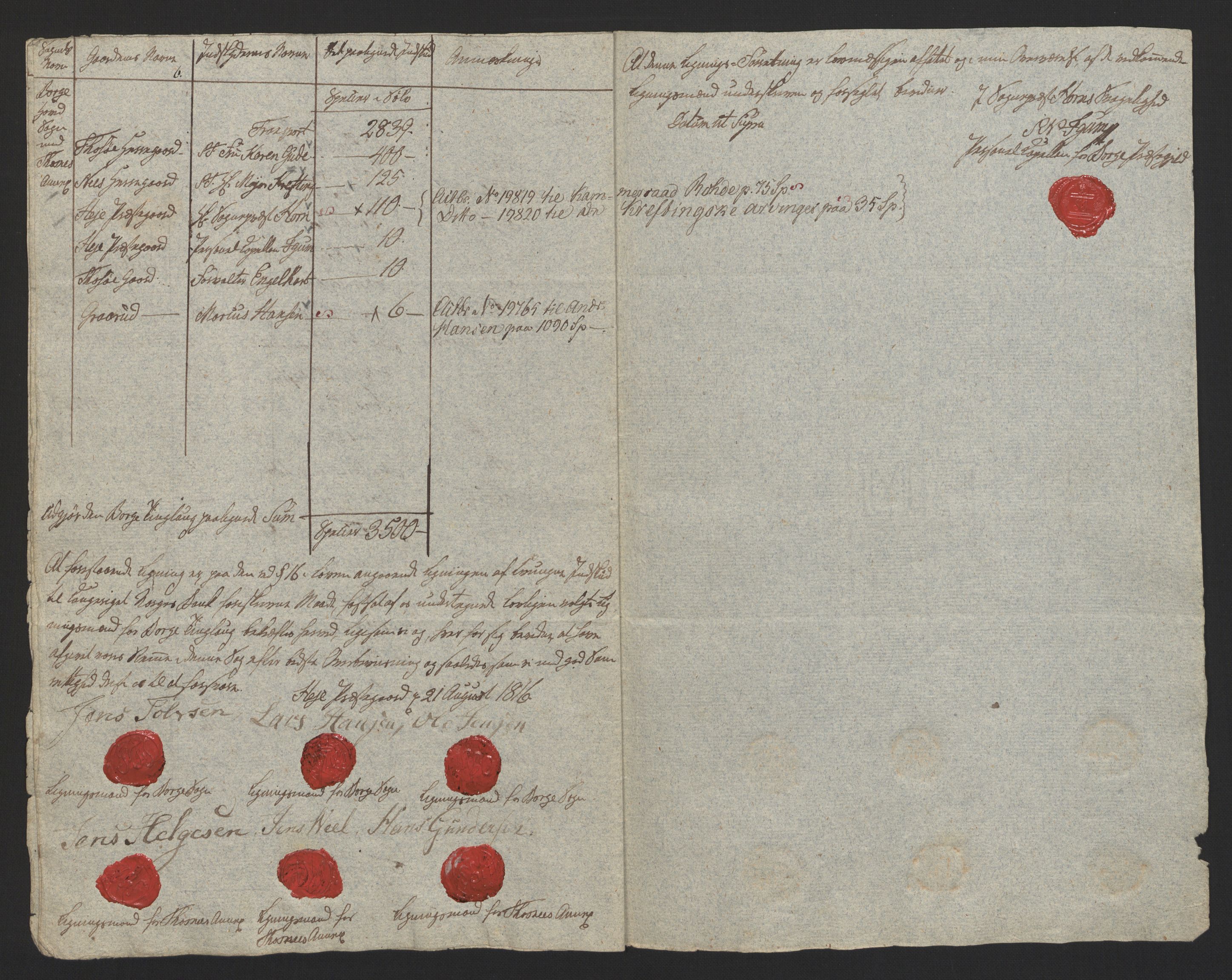 Sølvskatten 1816, NOBA/SOLVSKATTEN/A/L0007: Bind 8: Moss, Onsøy, Tune, Veme og Åbygge fogderi, 1816, p. 29