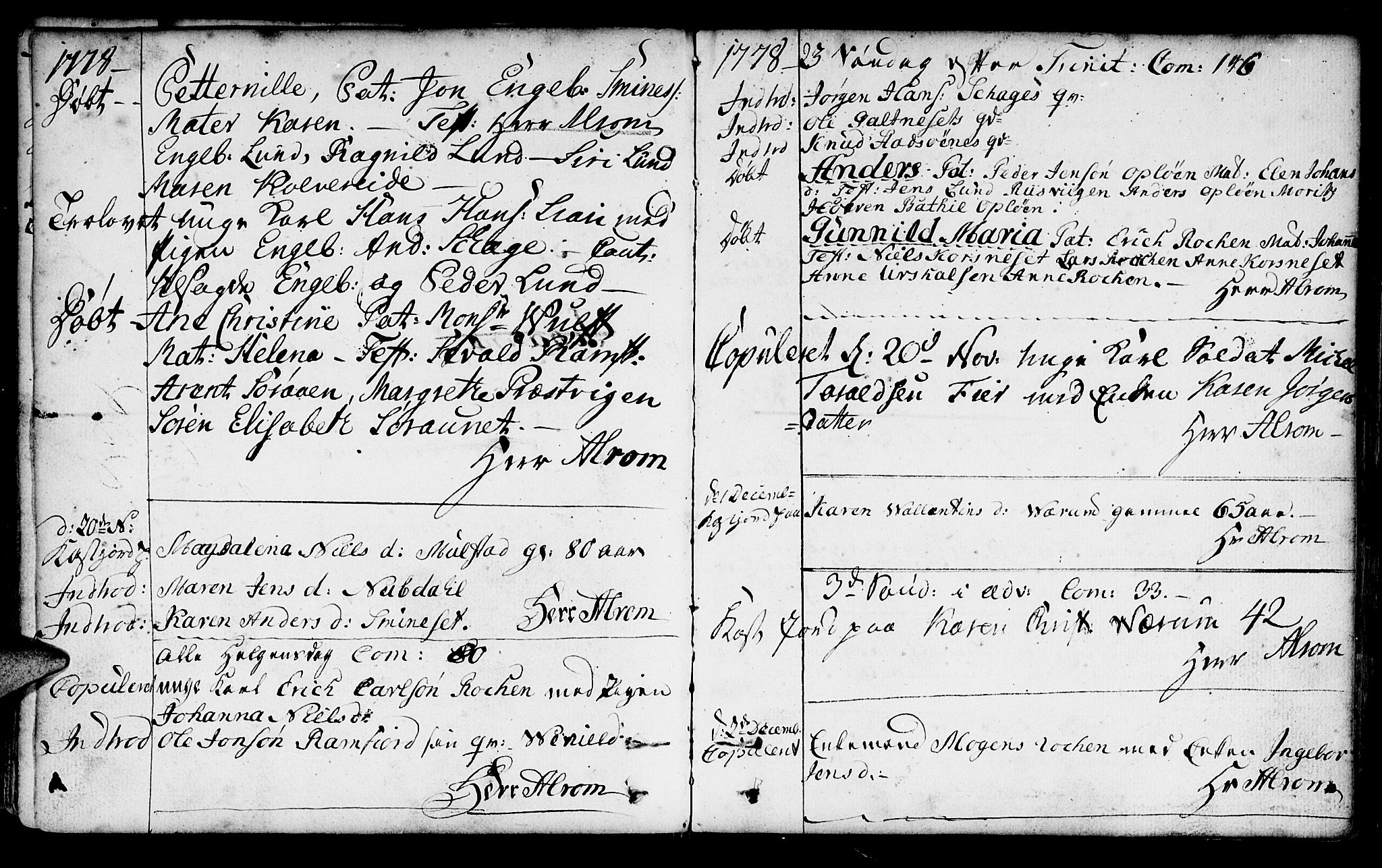 Ministerialprotokoller, klokkerbøker og fødselsregistre - Nord-Trøndelag, AV/SAT-A-1458/780/L0632: Parish register (official) no. 780A01, 1736-1786