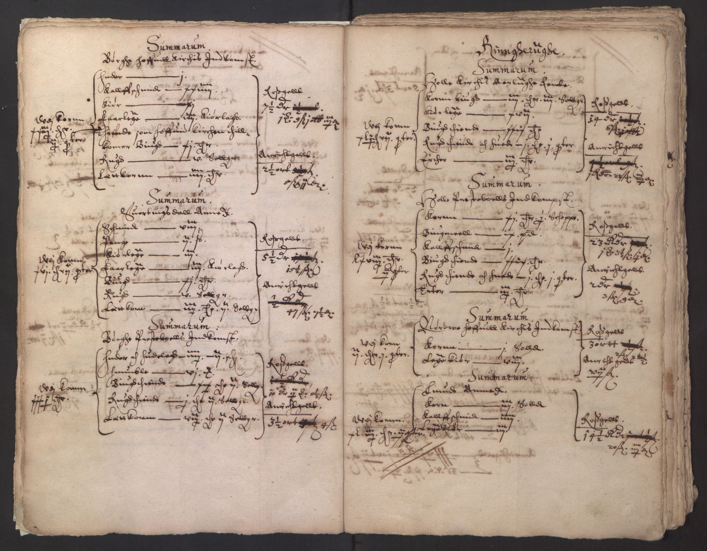 Stattholderembetet 1572-1771, AV/RA-EA-2870/Ek/L0014/0001: Jordebøker til utlikning av rosstjeneste 1624-1626: / Kirke- og prestebolsinntekter i Oslo og Hamar bispedømme, 1625-1626, p. 21