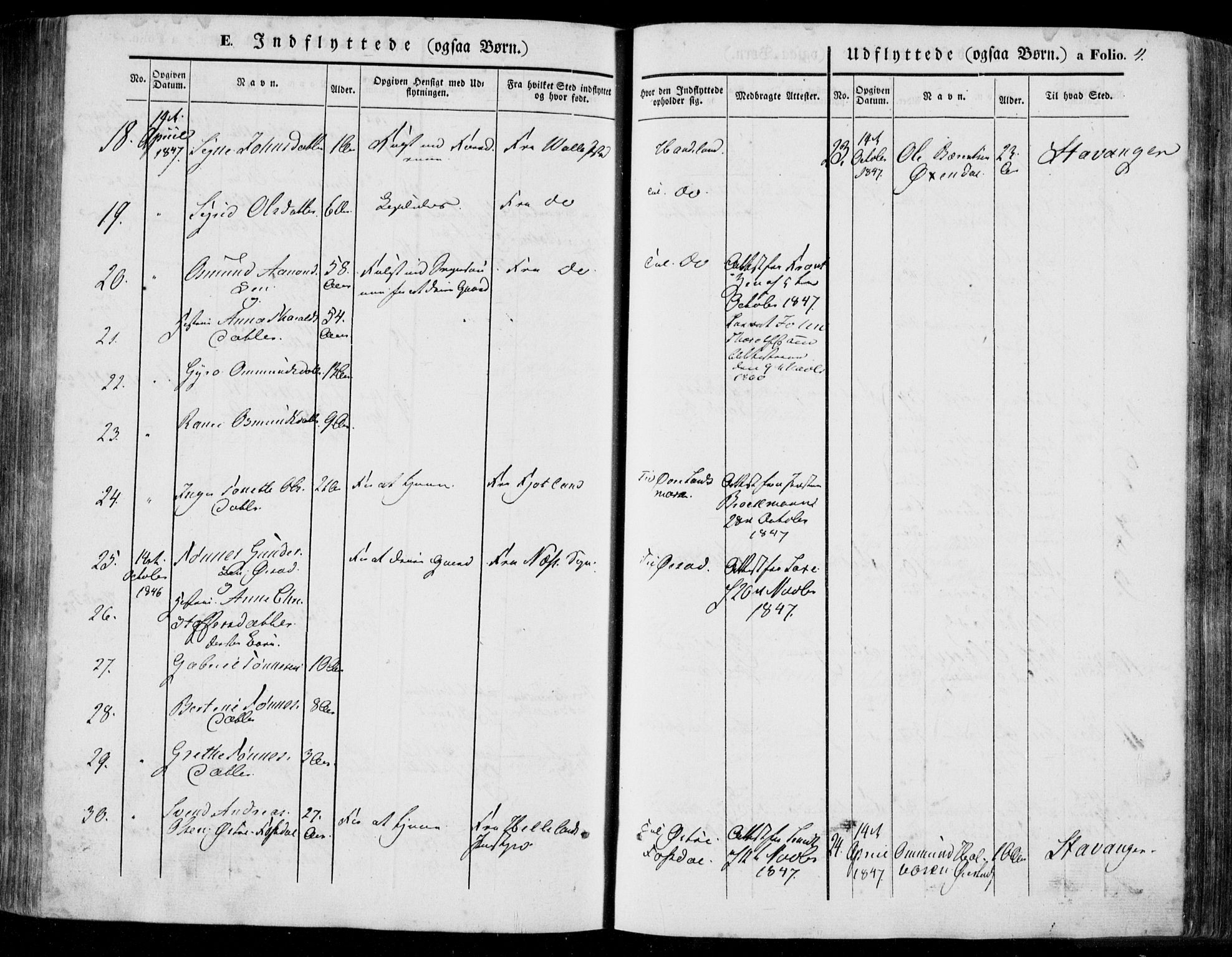 Bakke sokneprestkontor, AV/SAK-1111-0002/F/Fa/Faa/L0005: Parish register (official) no. A 5, 1847-1855, p. 4