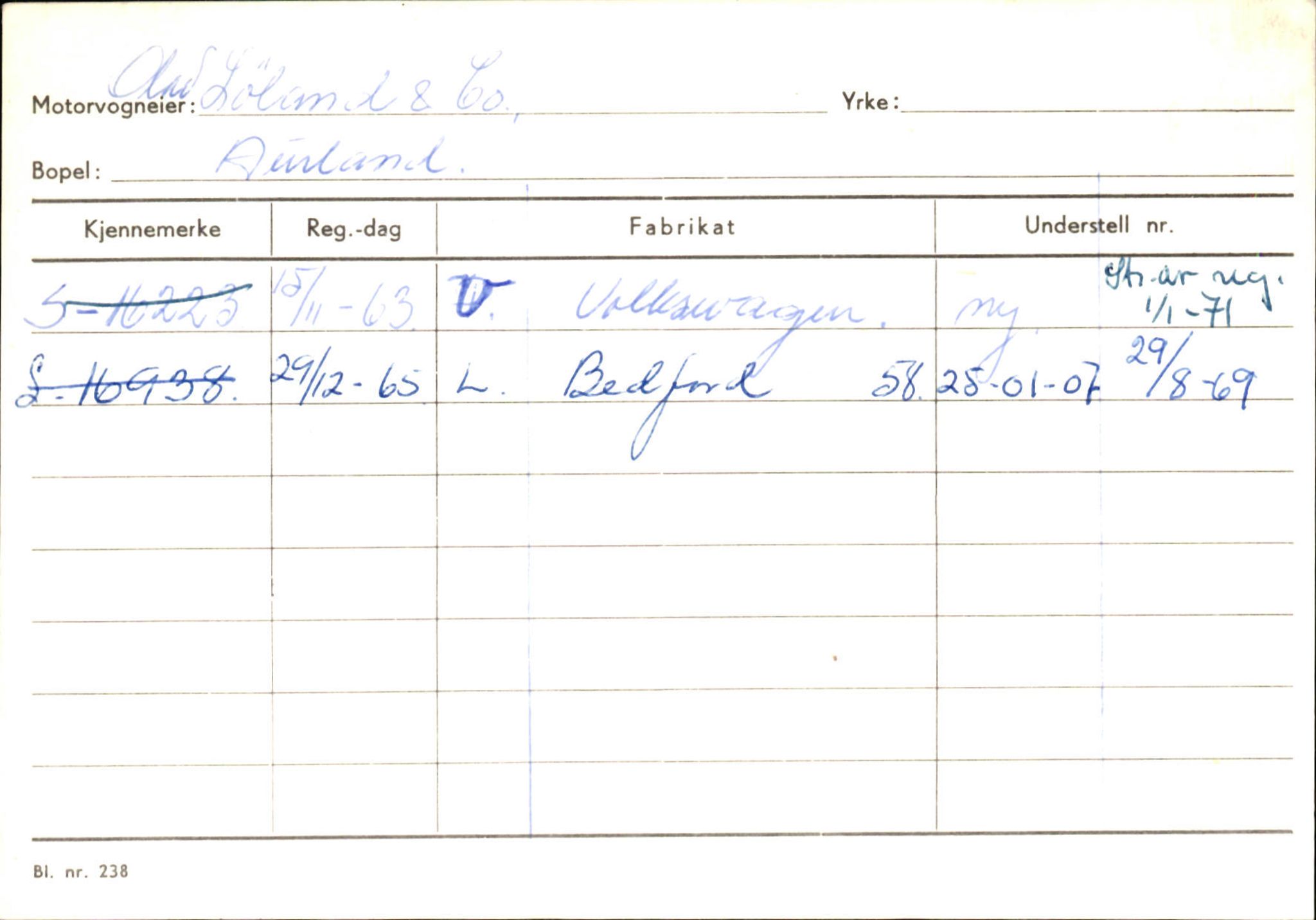 Statens vegvesen, Sogn og Fjordane vegkontor, AV/SAB-A-5301/4/F/L0125: Eigarregister Sogndal V-Å. Aurland A-Å. Fjaler A-N, 1945-1975, p. 872