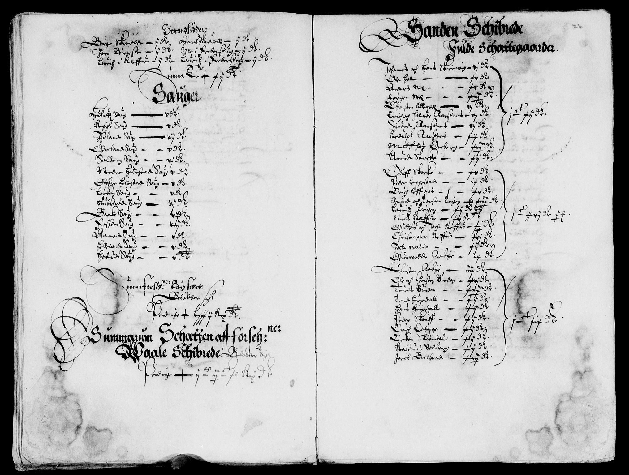 Rentekammeret inntil 1814, Reviderte regnskaper, Lensregnskaper, AV/RA-EA-5023/R/Rb/Rbo/L0026: Tønsberg len, 1644-1646