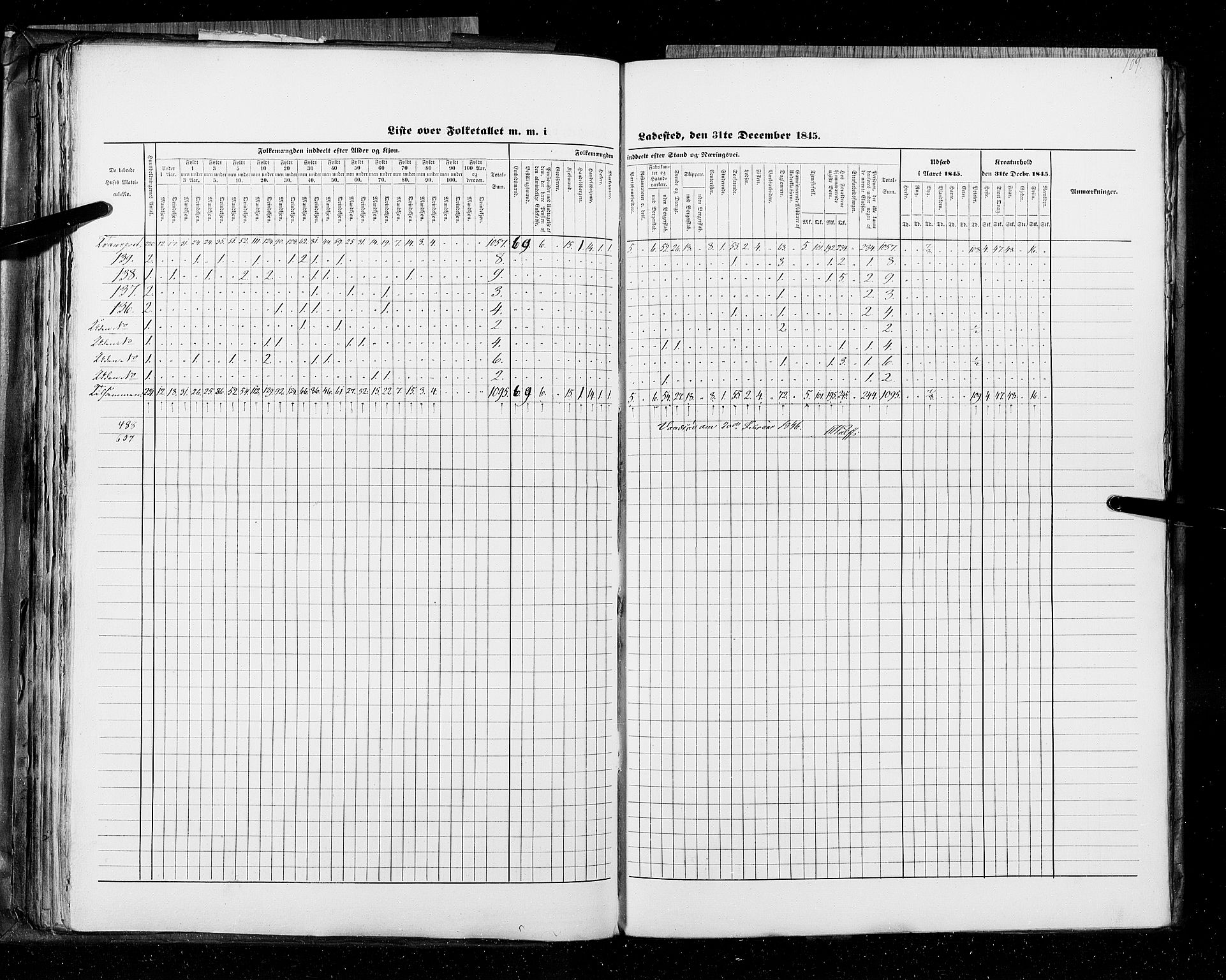 RA, Census 1845, vol. 11: Cities, 1845, p. 109