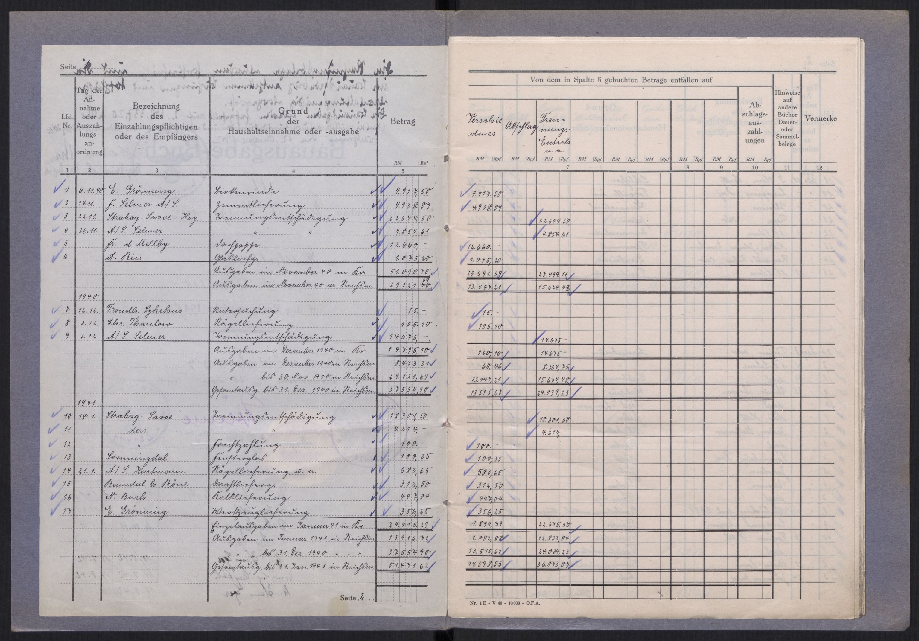 Tyske arkiver, Organisation Todt (OT), Einsatzgruppe Wiking, AV/RA-RAFA-2188/2/E/Ea/L0005: Byggeprosjekt i Hattfjelldal, 1940-1942, p. 246