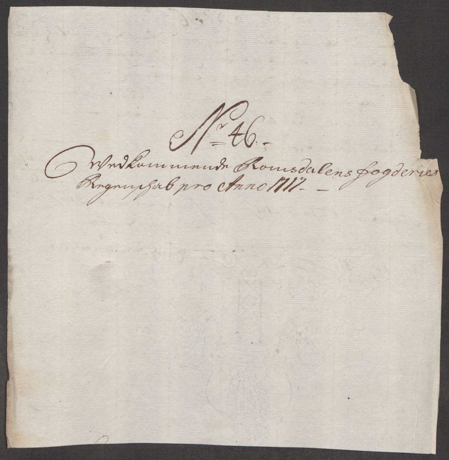 Rentekammeret inntil 1814, Reviderte regnskaper, Fogderegnskap, AV/RA-EA-4092/R55/L3664: Fogderegnskap Romsdal, 1717, p. 233