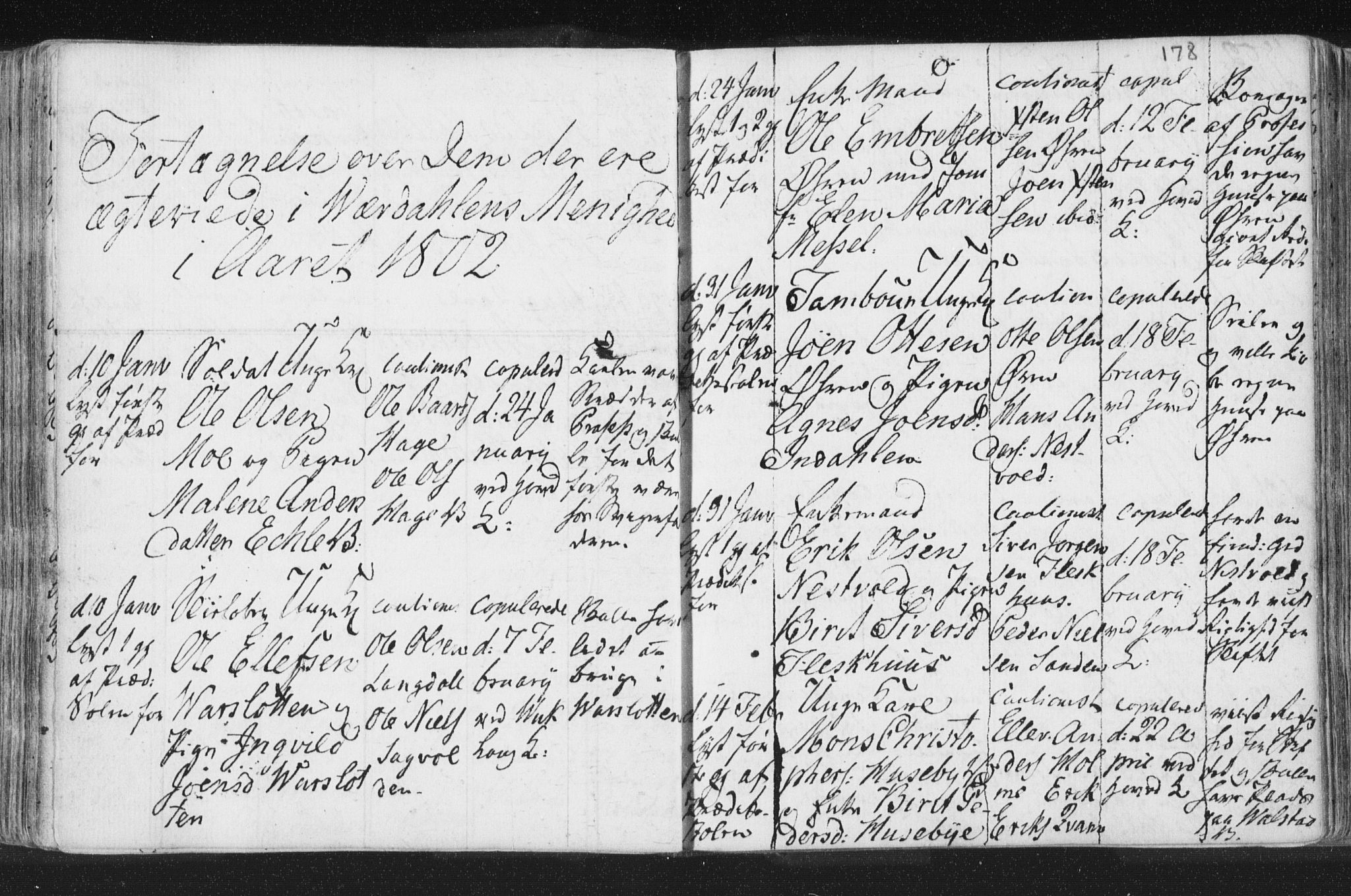 Ministerialprotokoller, klokkerbøker og fødselsregistre - Nord-Trøndelag, SAT/A-1458/723/L0232: Parish register (official) no. 723A03, 1781-1804, p. 178
