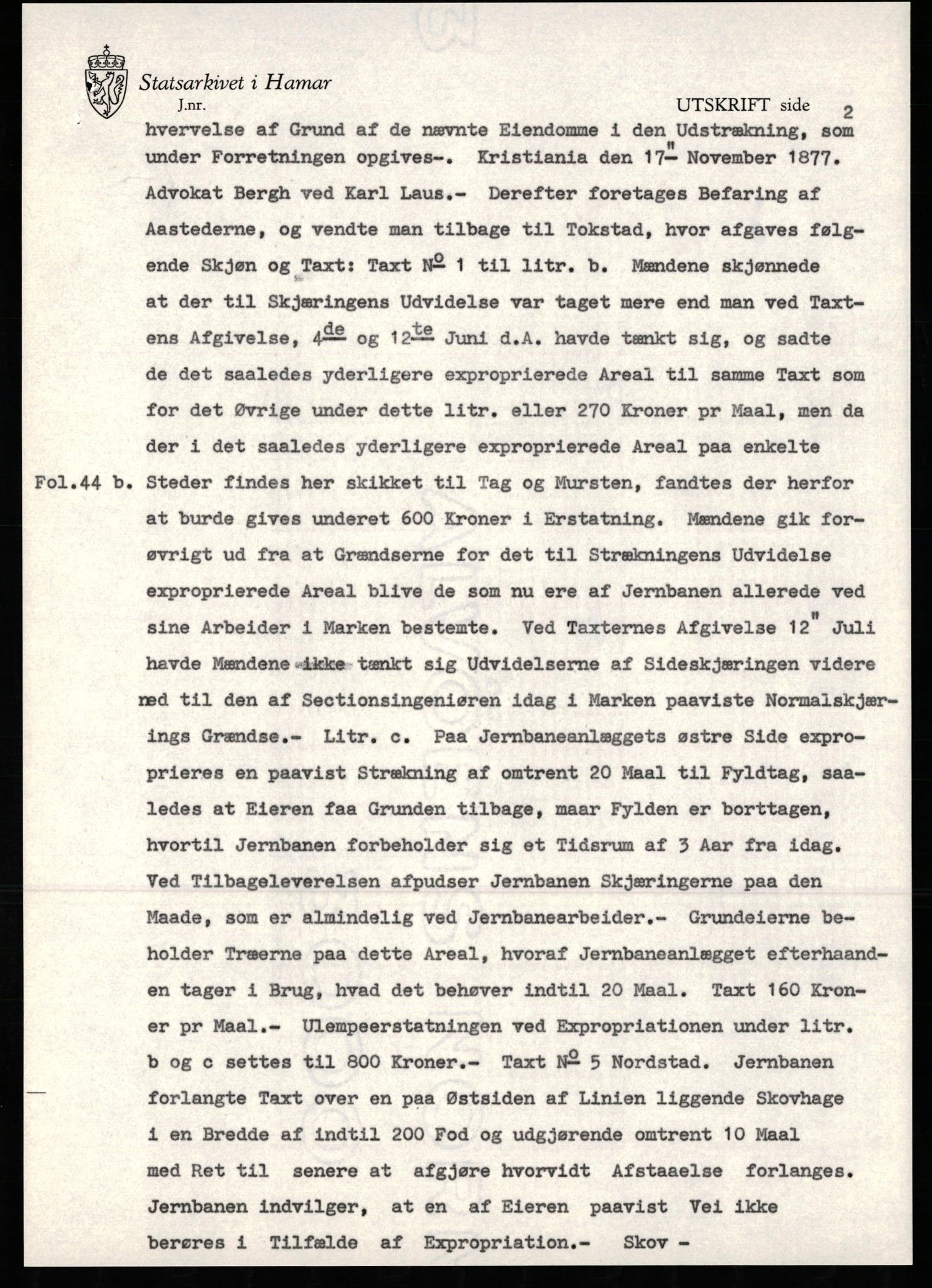 Avskriftssamlingen ved Statsarkivet i Hamar, AV/SAH-AVSKRIFT-001/H/Hl/Hla/Hlaa/L0011: Pantebok for Sør-Hedmark, 1877-1882