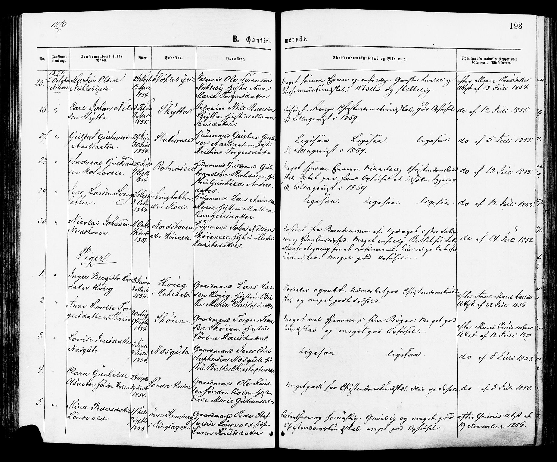 Nittedal prestekontor Kirkebøker, AV/SAO-A-10365a/F/Fa/L0006: Parish register (official) no. I 6, 1863-1878, p. 193