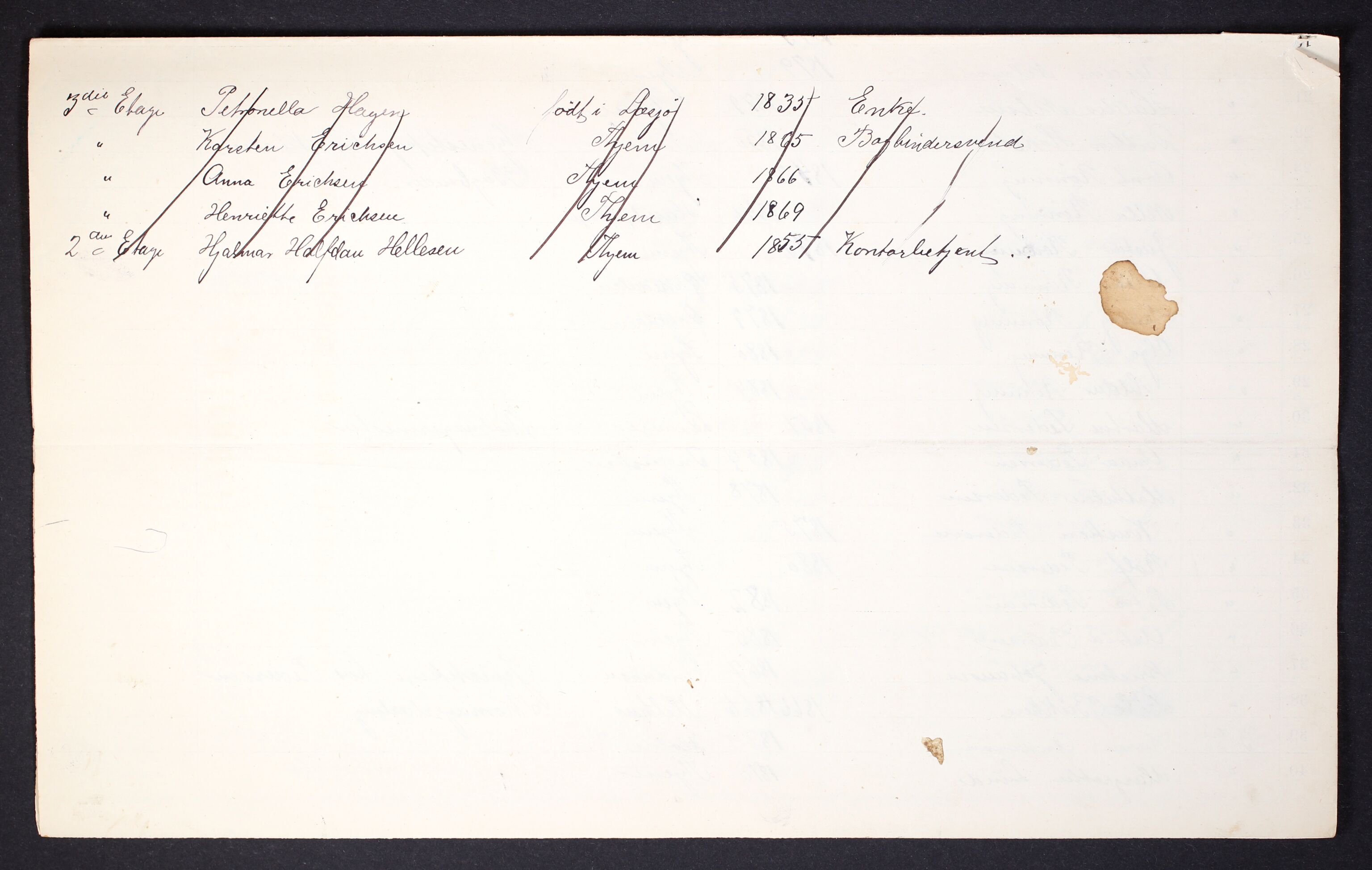 SAT, 1885 census for 1601 Trondheim, 1885, p. 1088