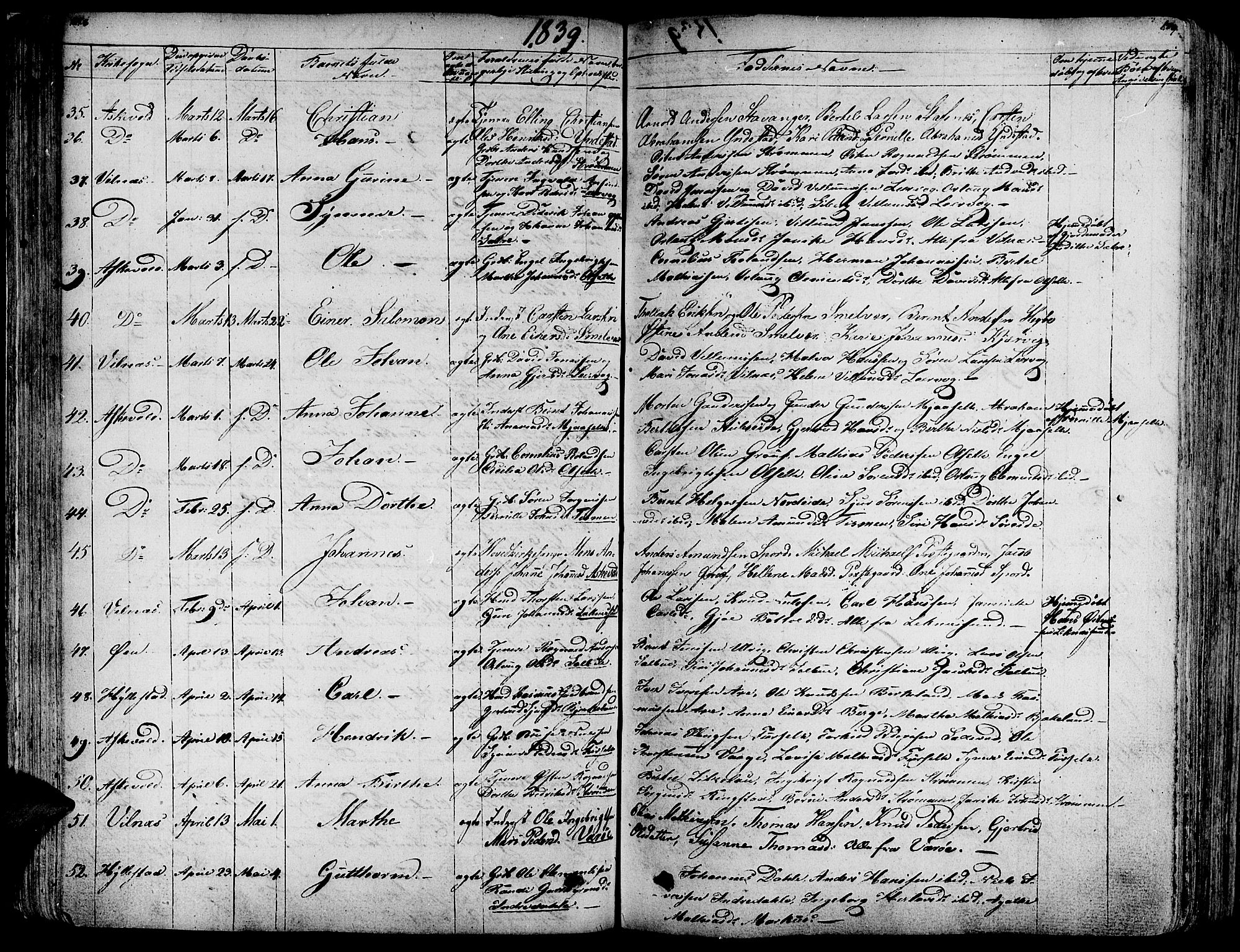 Askvoll sokneprestembete, SAB/A-79501/H/Haa/Haaa/L0010: Parish register (official) no. A 10, 1821-1844, p. 178-179