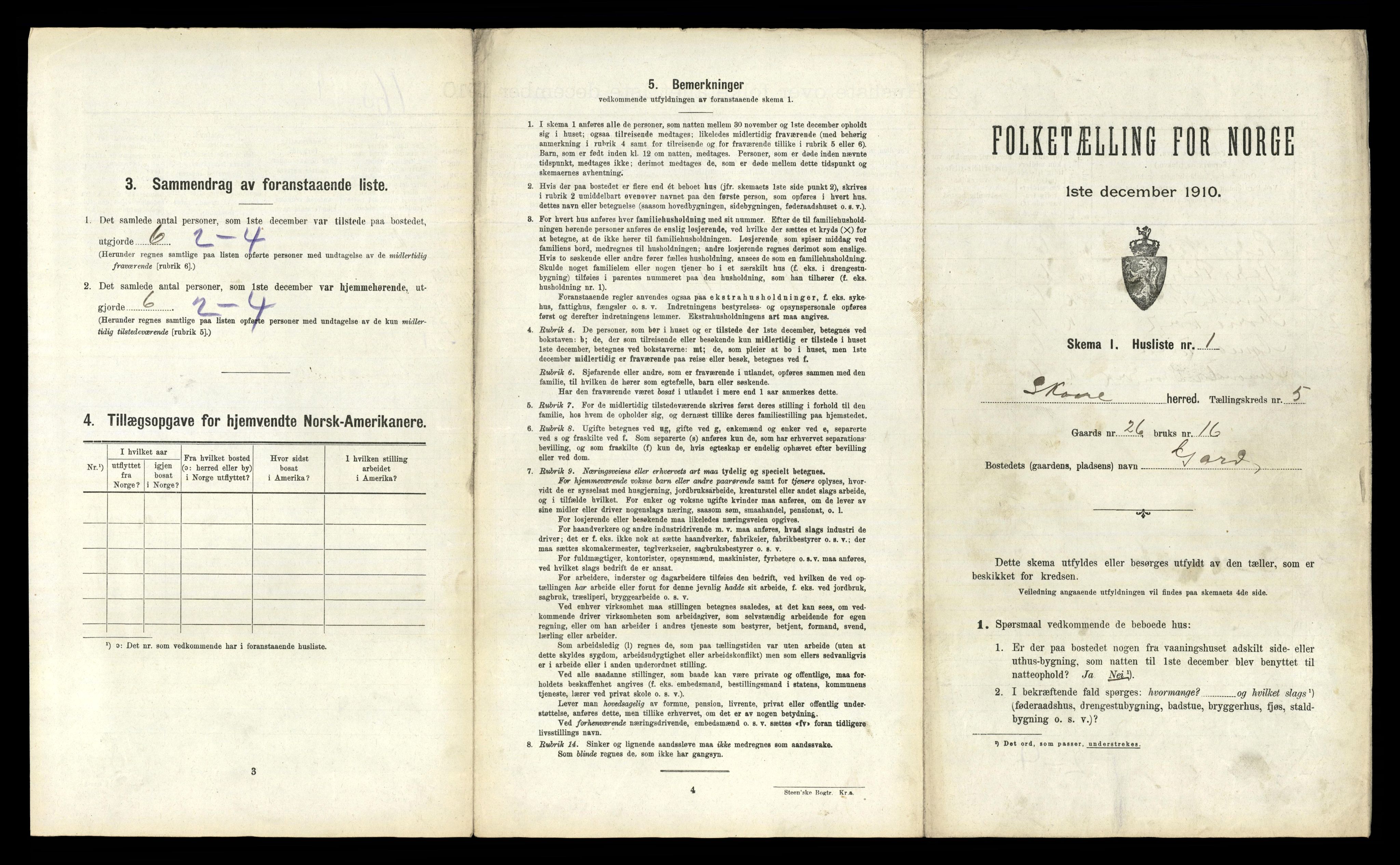 RA, 1910 census for Skåre, 1910, p. 356