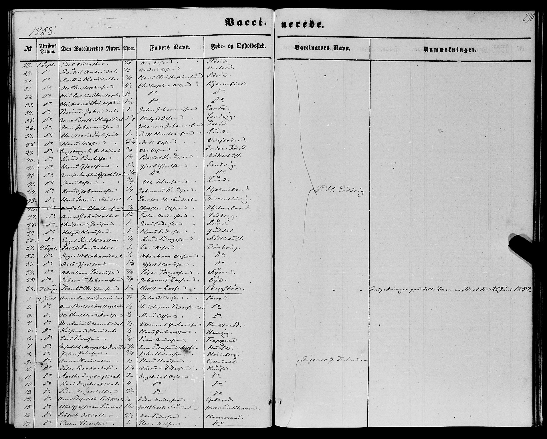 Kvinnherad sokneprestembete, AV/SAB-A-76401/H/Haa: Parish register (official) no. A 8, 1854-1872, p. 290