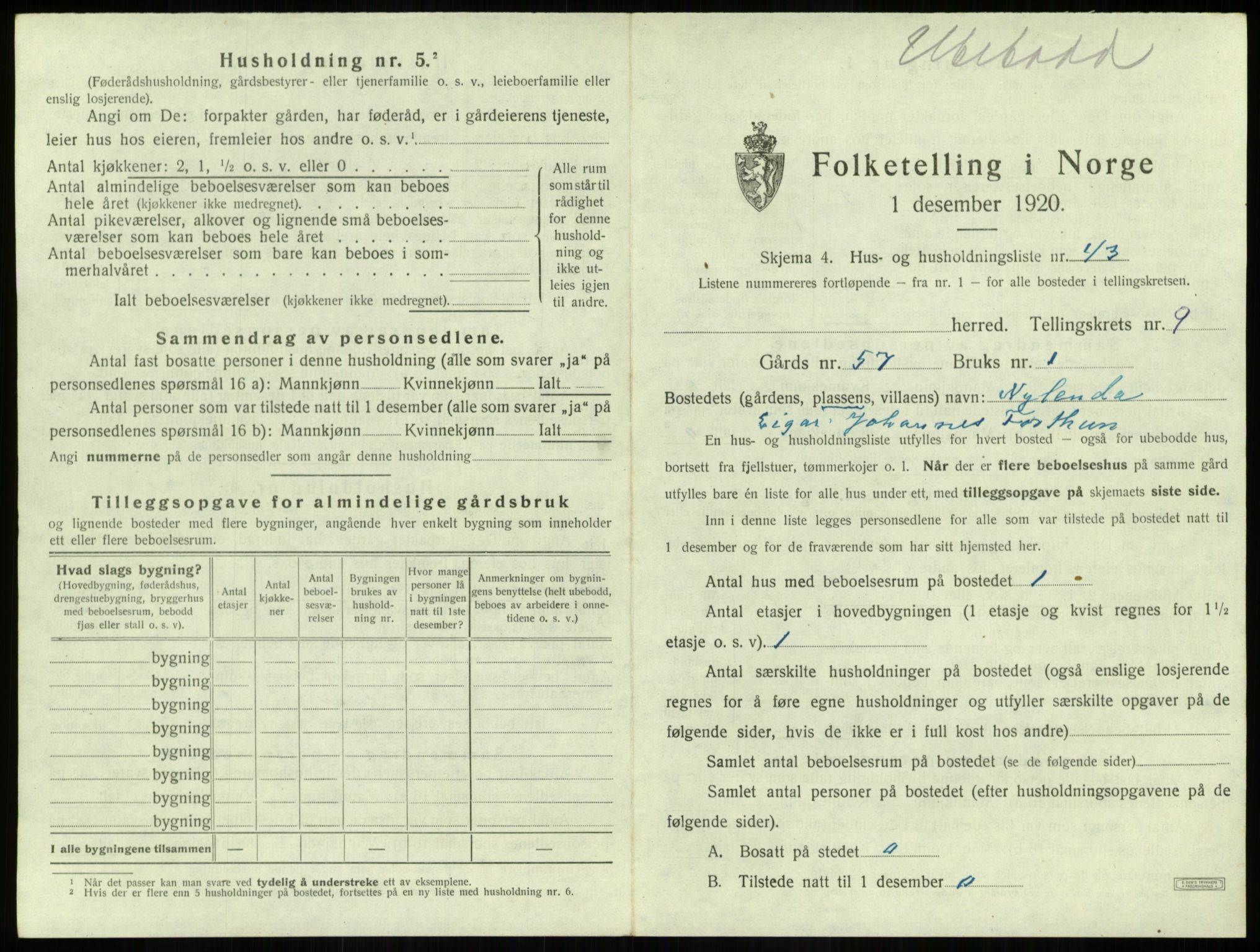 SAB, 1920 census for Luster, 1920, p. 902