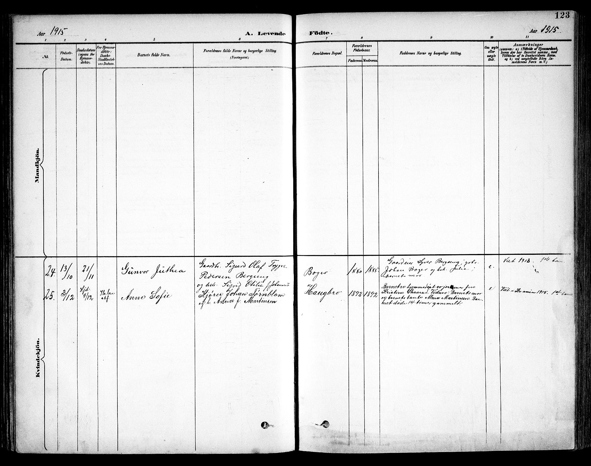 Kråkstad prestekontor Kirkebøker, AV/SAO-A-10125a/F/Fb/L0002: Parish register (official) no. II 2, 1893-1917, p. 123