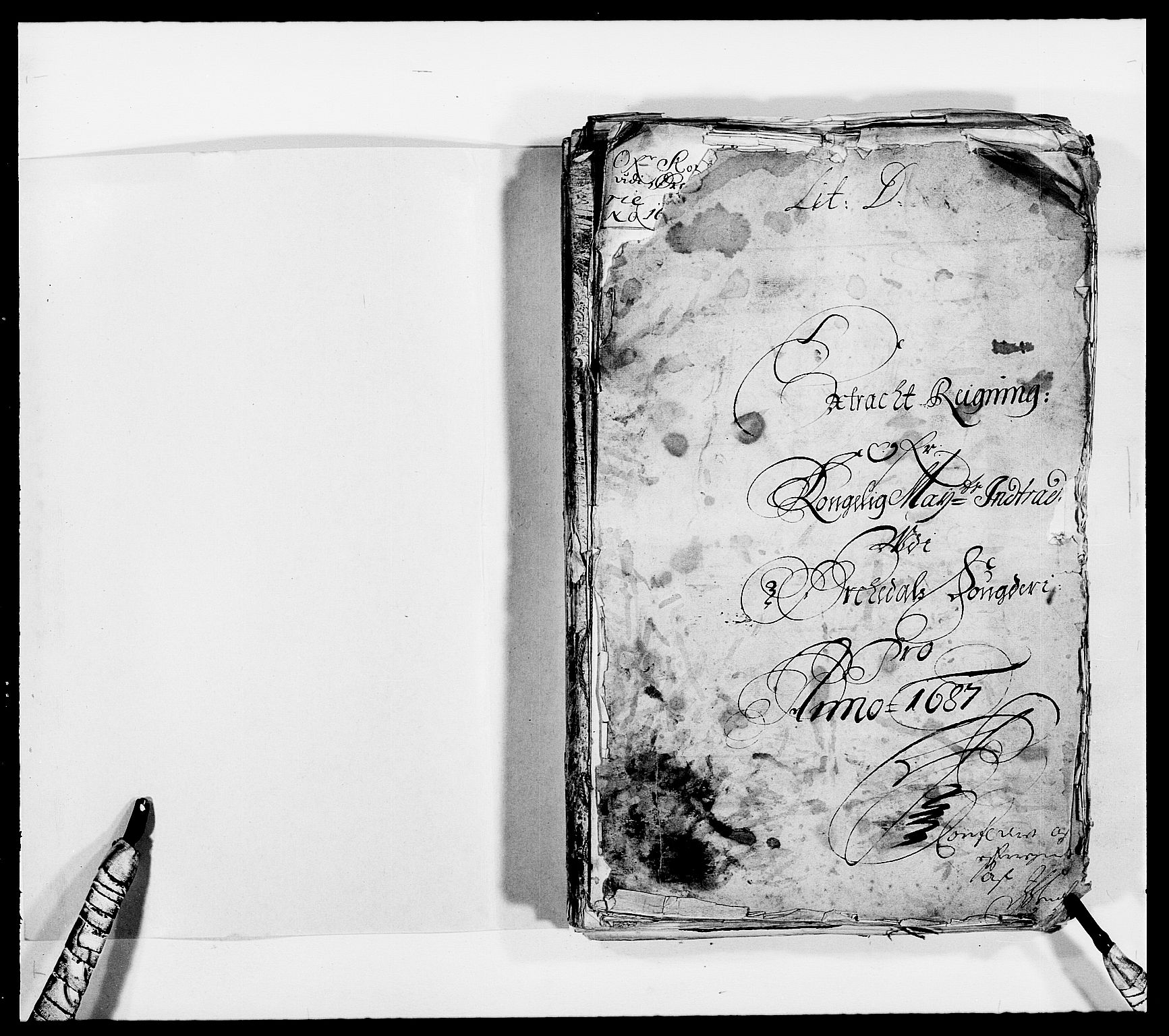 Rentekammeret inntil 1814, Reviderte regnskaper, Fogderegnskap, AV/RA-EA-4092/R58/L3935: Fogderegnskap Orkdal, 1687-1688, p. 2
