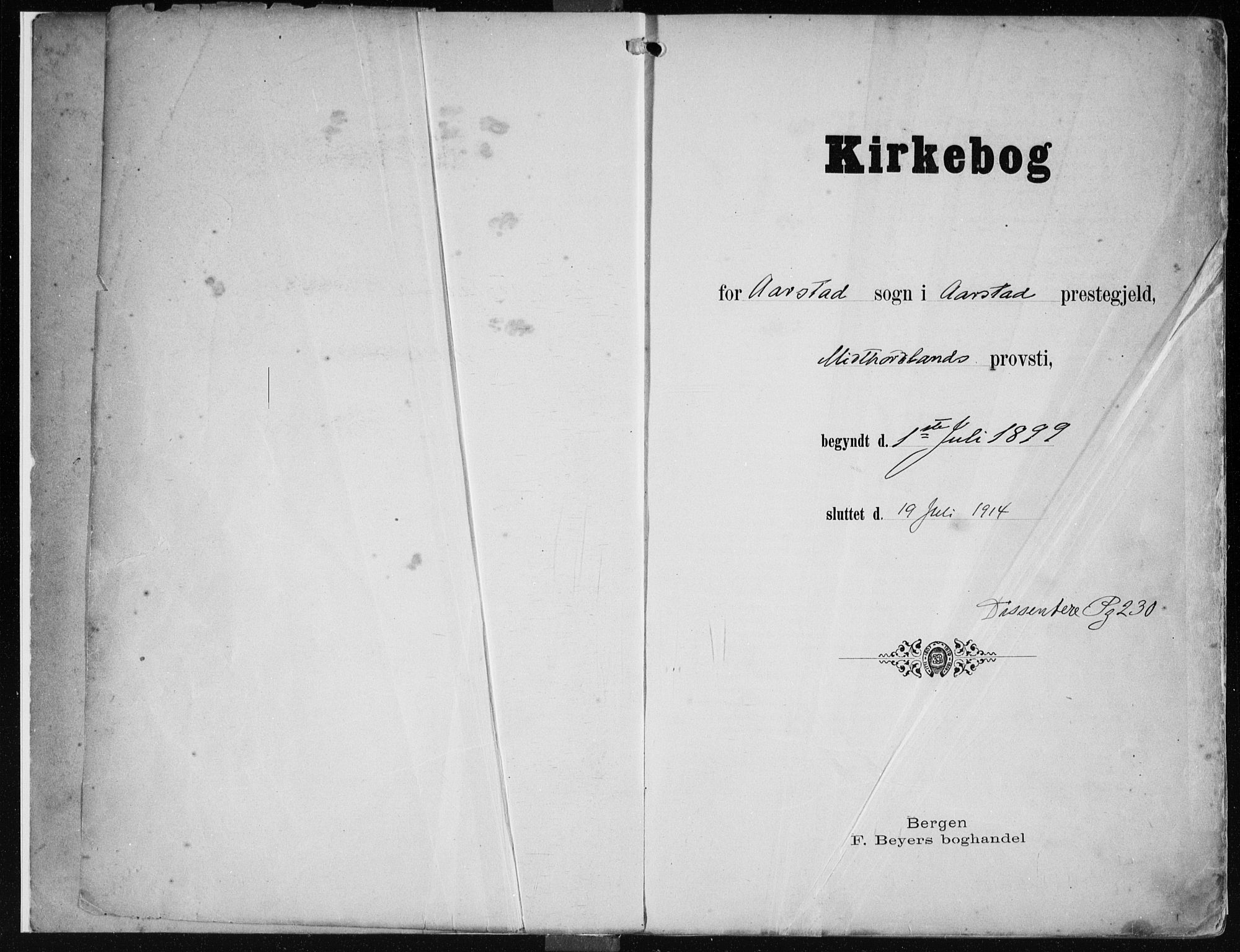 Årstad Sokneprestembete, AV/SAB-A-79301/H/Haa/L0002: Parish register (official) no. A 2, 1899-1914, p. 2