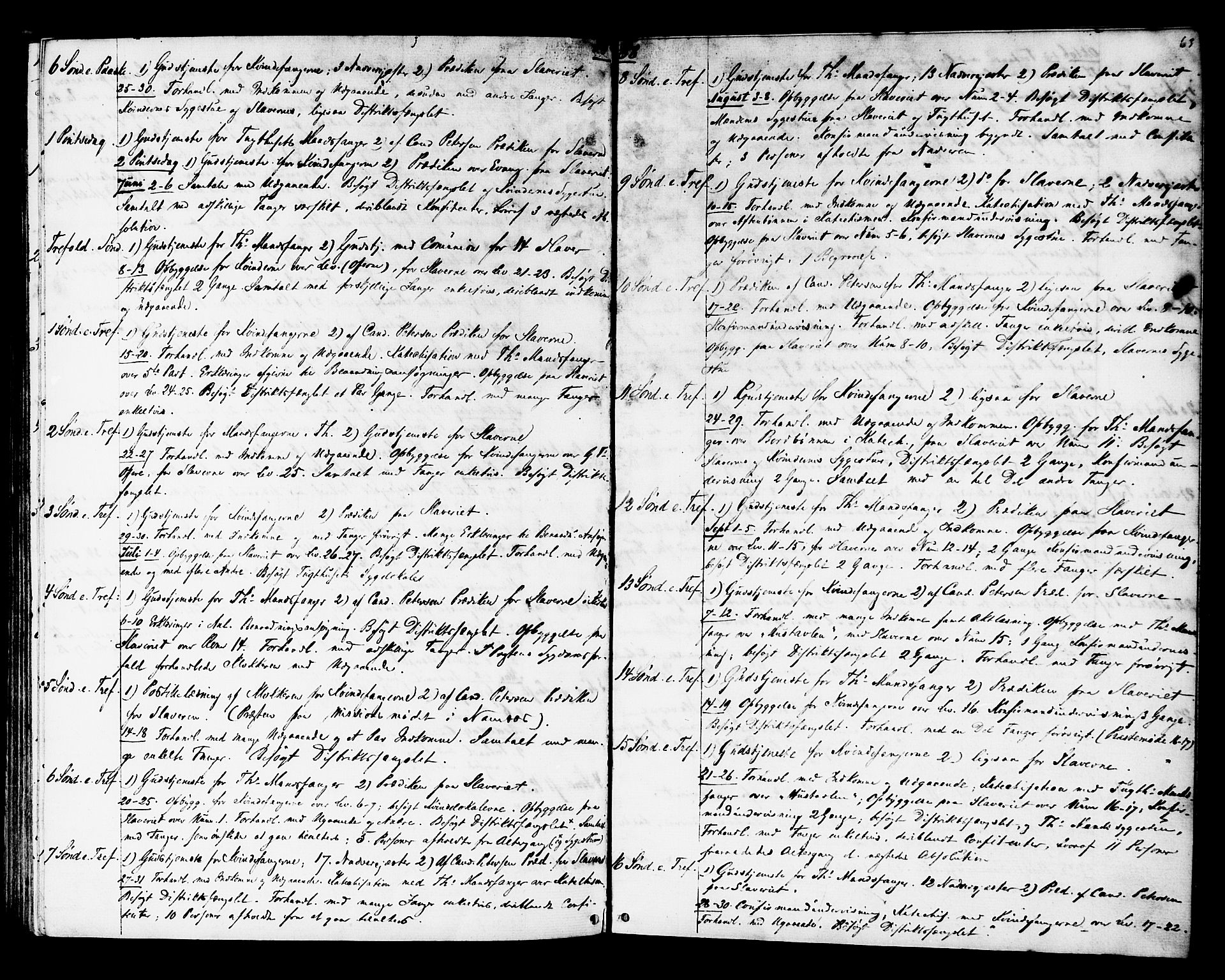Ministerialprotokoller, klokkerbøker og fødselsregistre - Sør-Trøndelag, SAT/A-1456/624/L0481: Parish register (official) no. 624A02, 1841-1869, p. 63