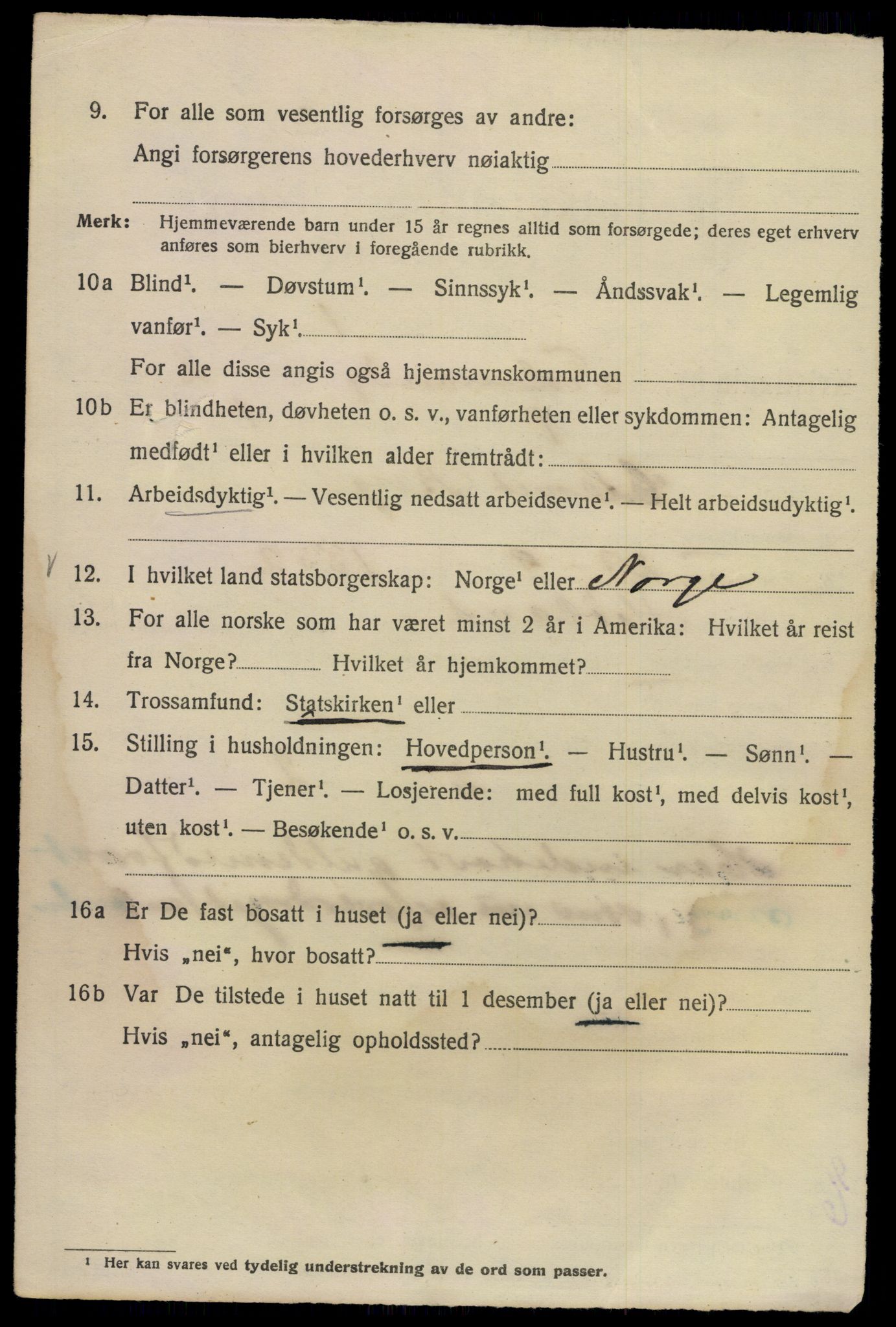 SAO, 1920 census for Kristiania, 1920, p. 581614