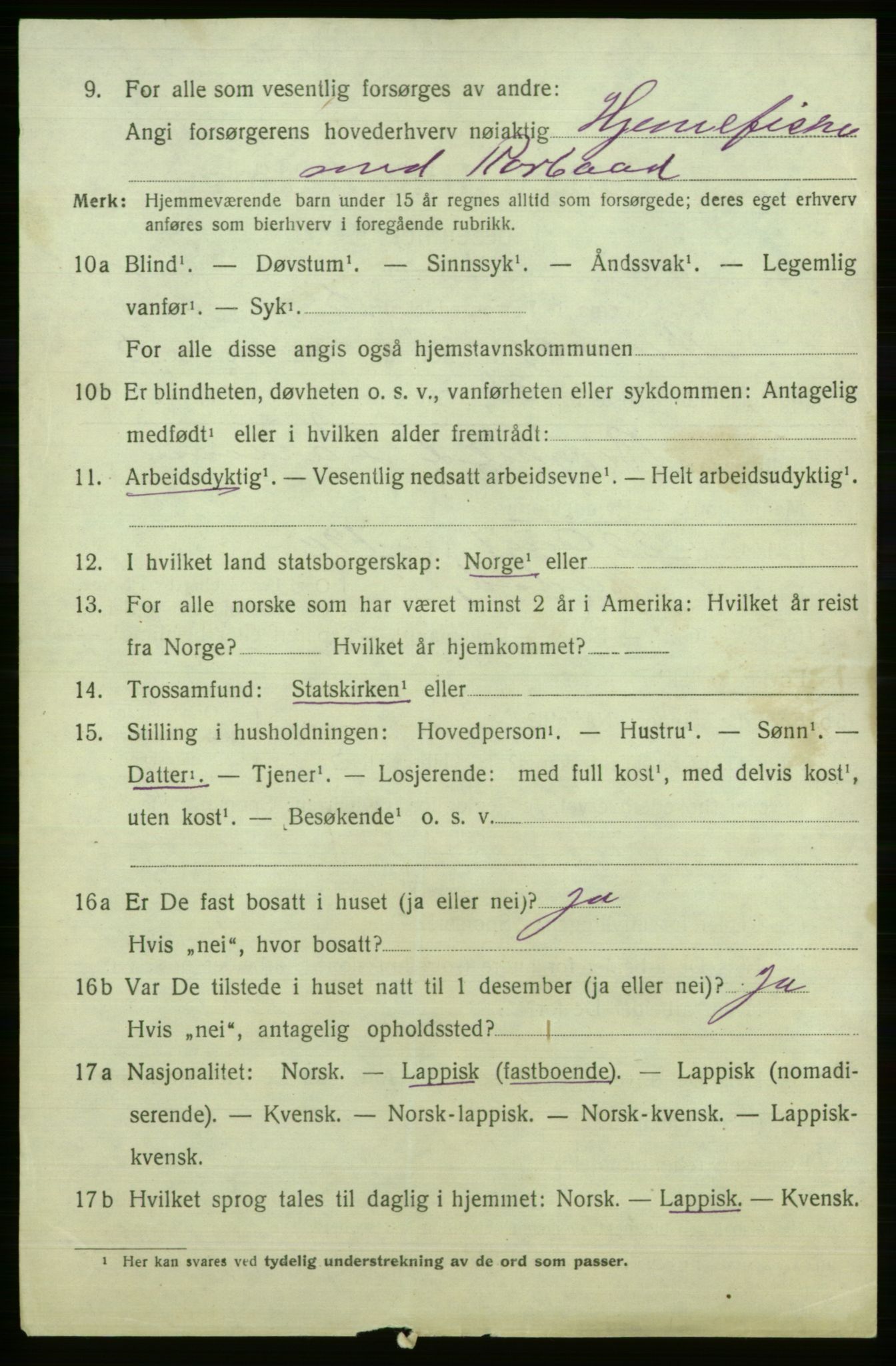 SATØ, 1920 census for Måsøy, 1920, p. 2911