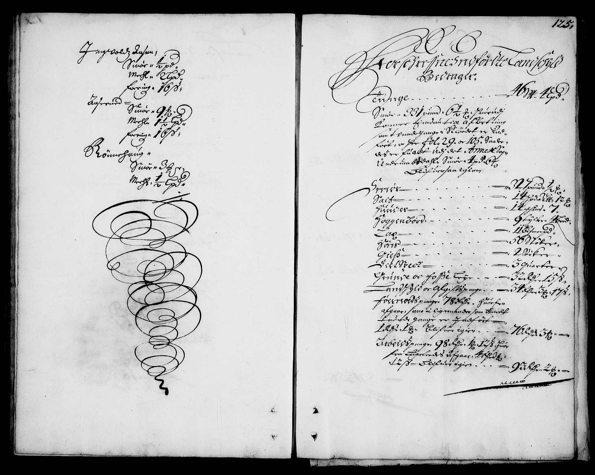 Rentekammeret inntil 1814, Realistisk ordnet avdeling, RA/EA-4070/N/Na/L0003/0006: [XI h]: Tønsbergs amt og Larvik grevskaps jordebøker: / Tønsberg grevskaps jordebok, 1683, p. 124b-125a