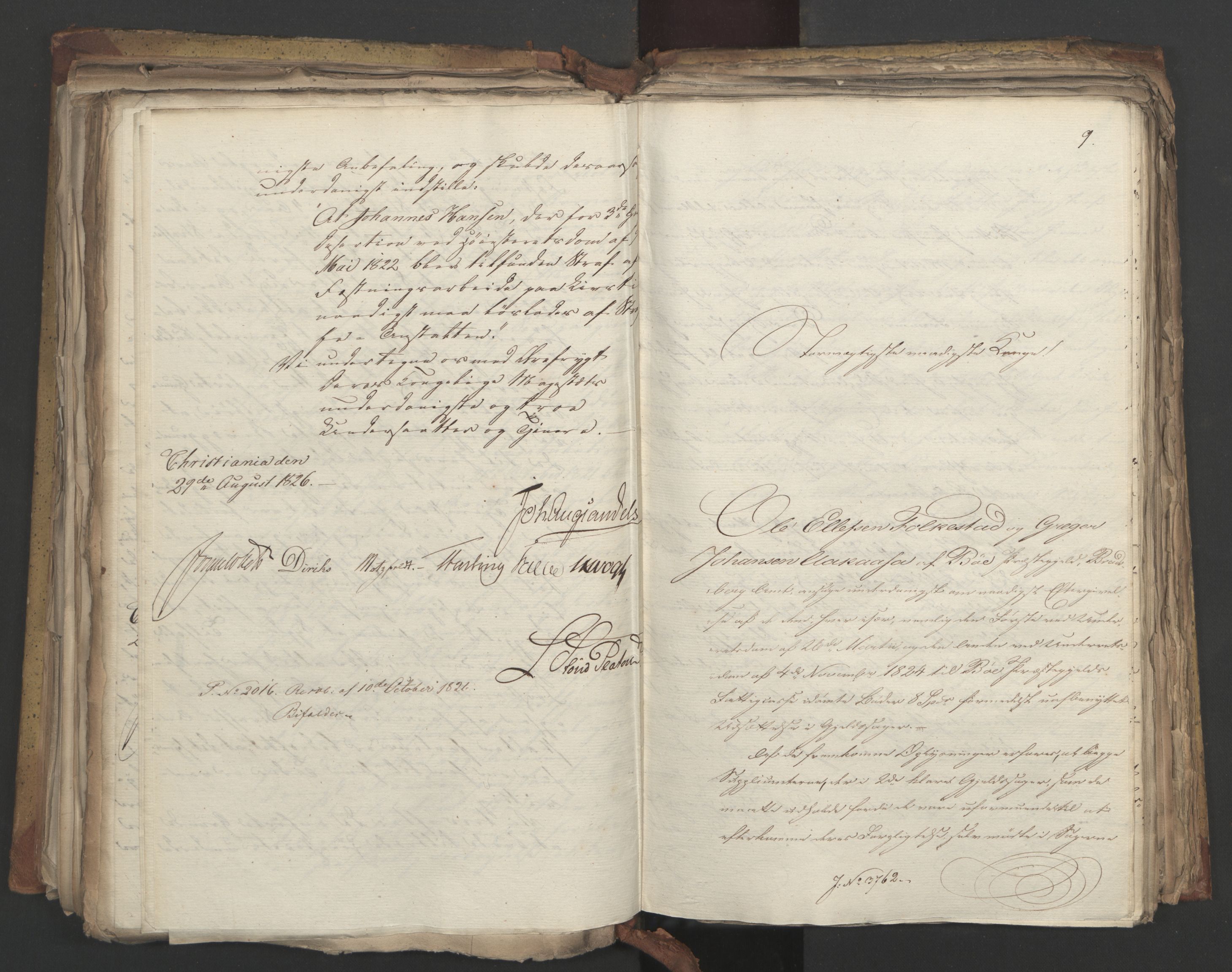 Statsrådsavdelingen i Stockholm, AV/RA-S-1003/D/Da/L0048: Regjeringsinnstillinger nr. 3600-3859, 1826, p. 275