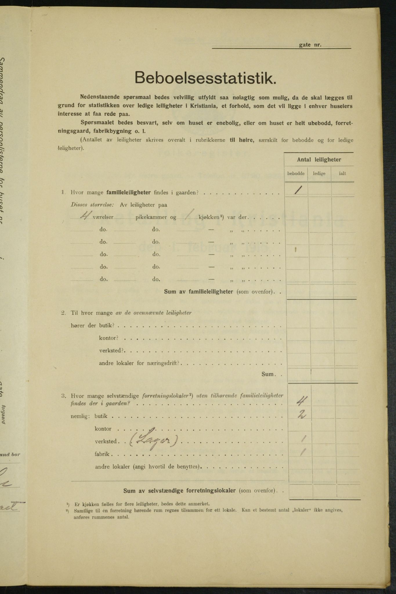 OBA, Municipal Census 1915 for Kristiania, 1915, p. 82577