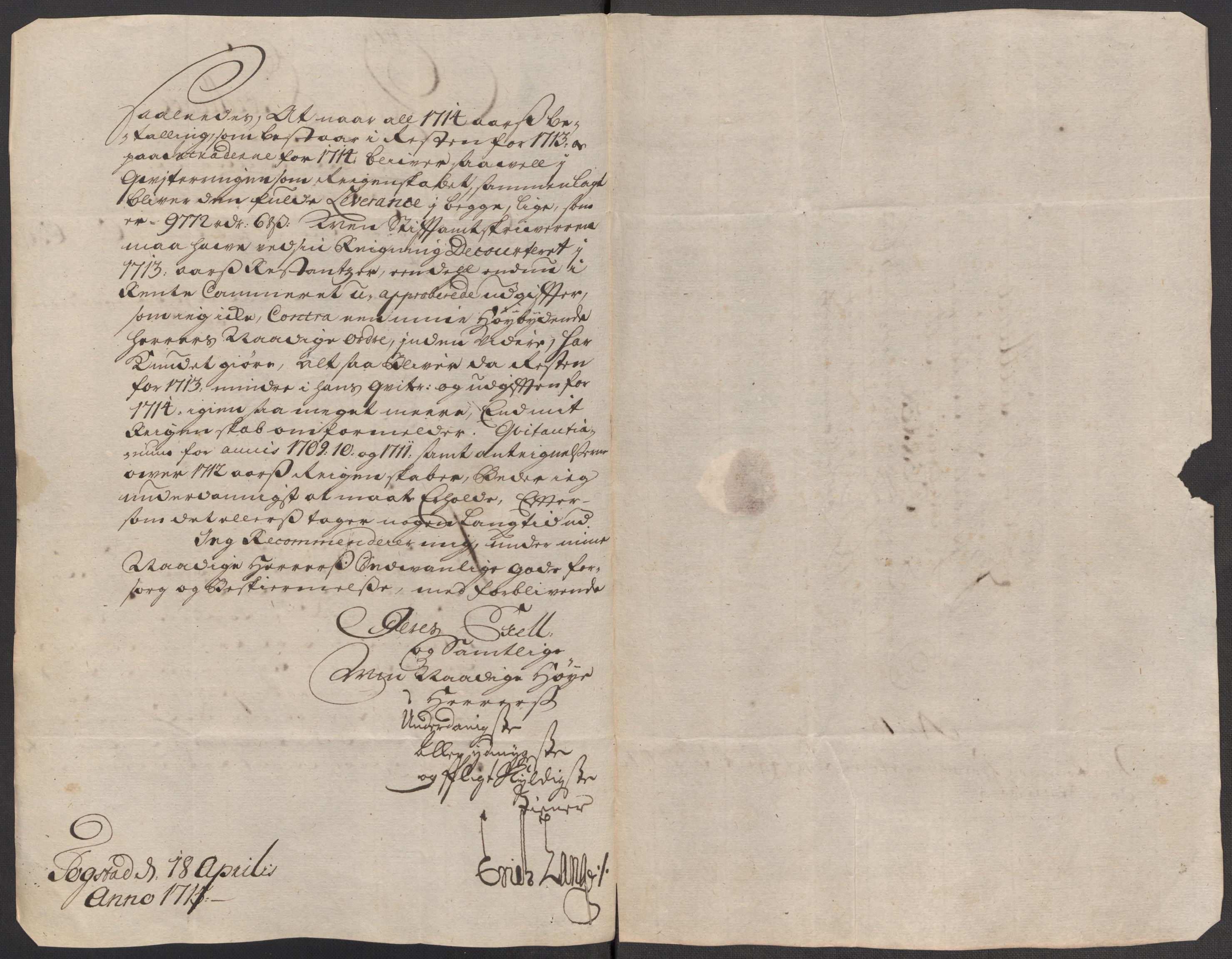 Rentekammeret inntil 1814, Reviderte regnskaper, Fogderegnskap, AV/RA-EA-4092/R16/L1051: Fogderegnskap Hedmark, 1714, p. 369