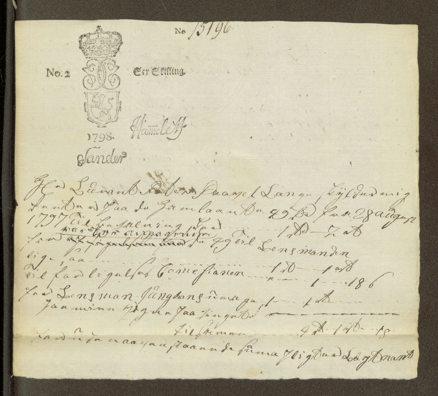 Namdal sorenskriveri, SAT/A-4133/1/1/1O/1Oa/L0007: Sivile og offentlige saker, 1798, p. 360