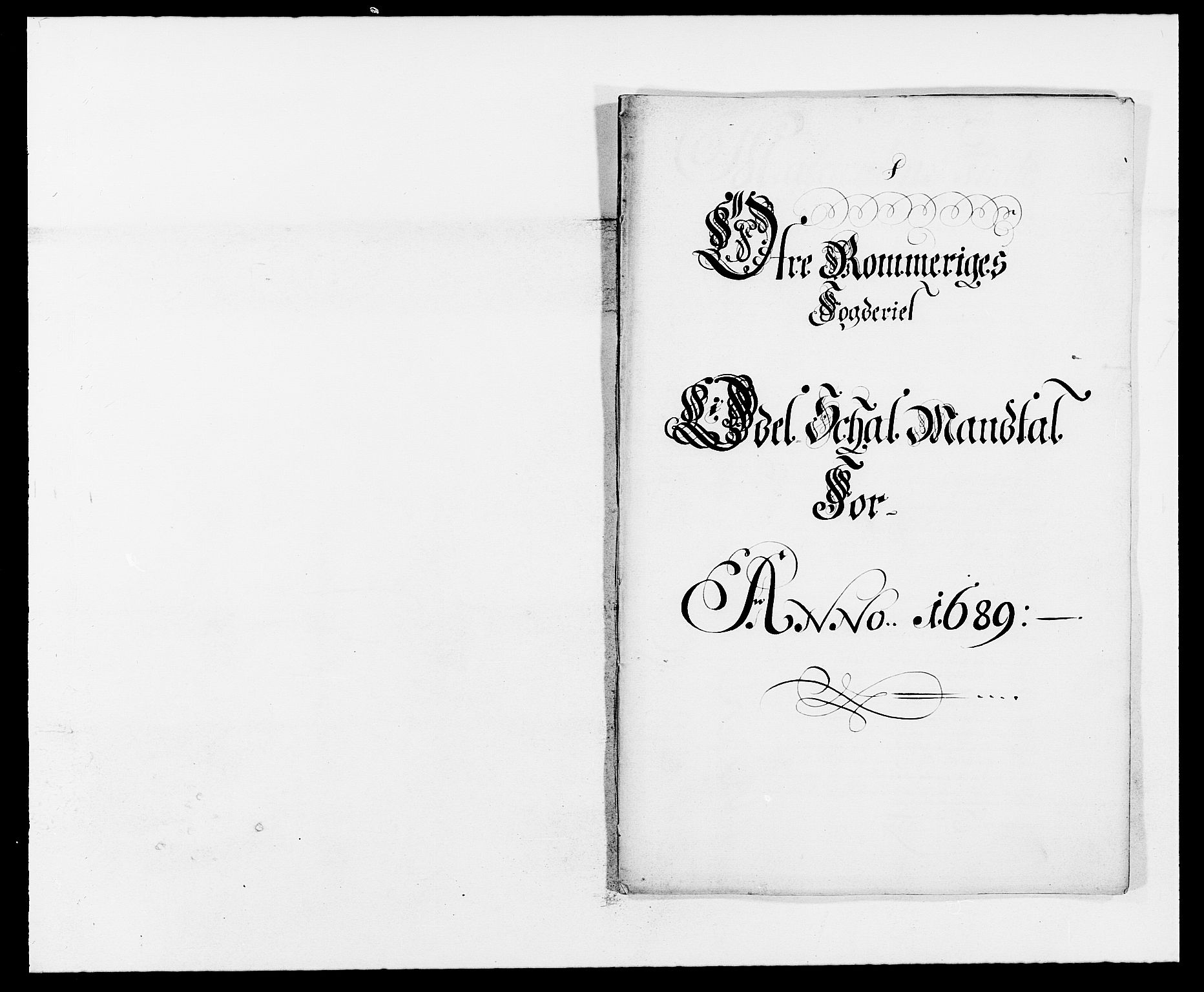 Rentekammeret inntil 1814, Reviderte regnskaper, Fogderegnskap, RA/EA-4092/R12/L0701: Fogderegnskap Øvre Romerike, 1689, p. 154