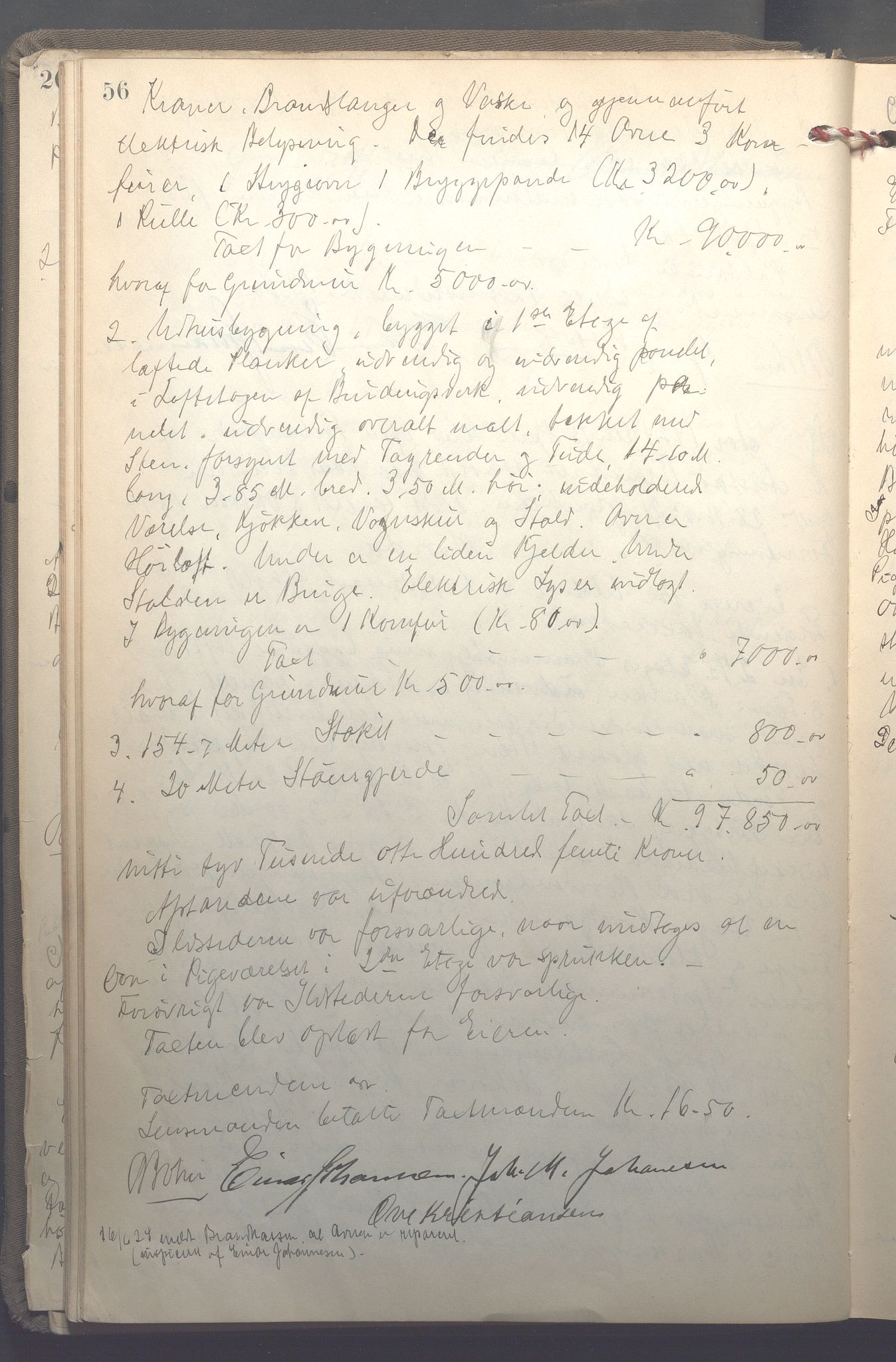 Lensmennene i Aker, OBA/A-10133/F/Fb/L0002: Branntakstprotokoll, 1922-1929, p. 56