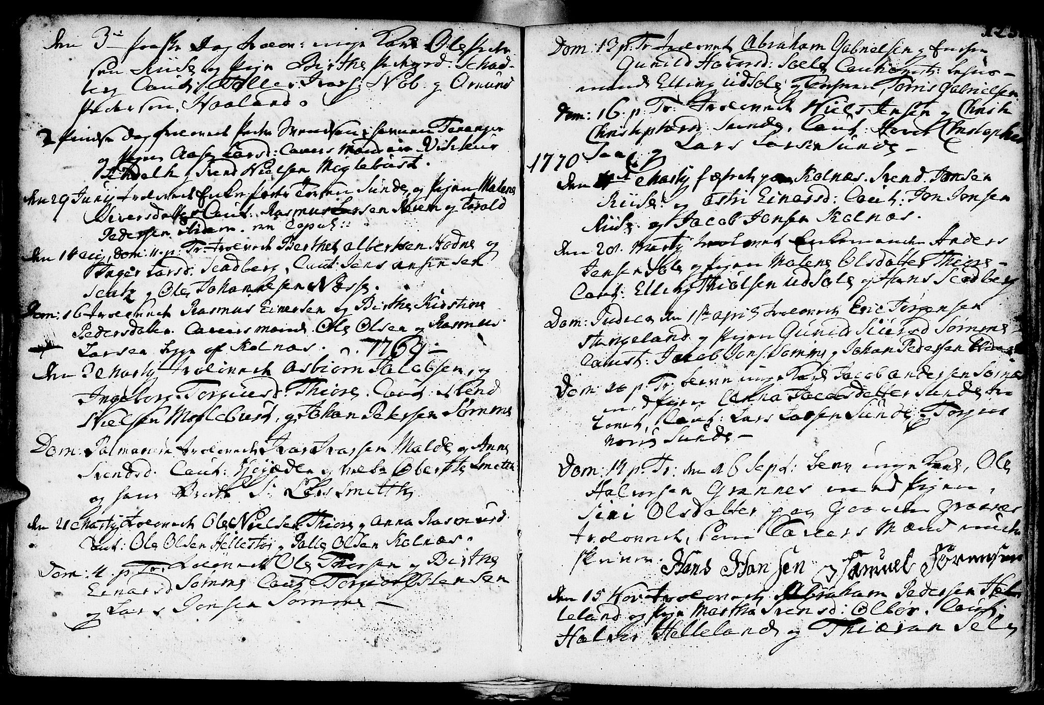 Håland sokneprestkontor, AV/SAST-A-101802/001/30BA/L0002: Parish register (official) no. A 2, 1722-1794, p. 125